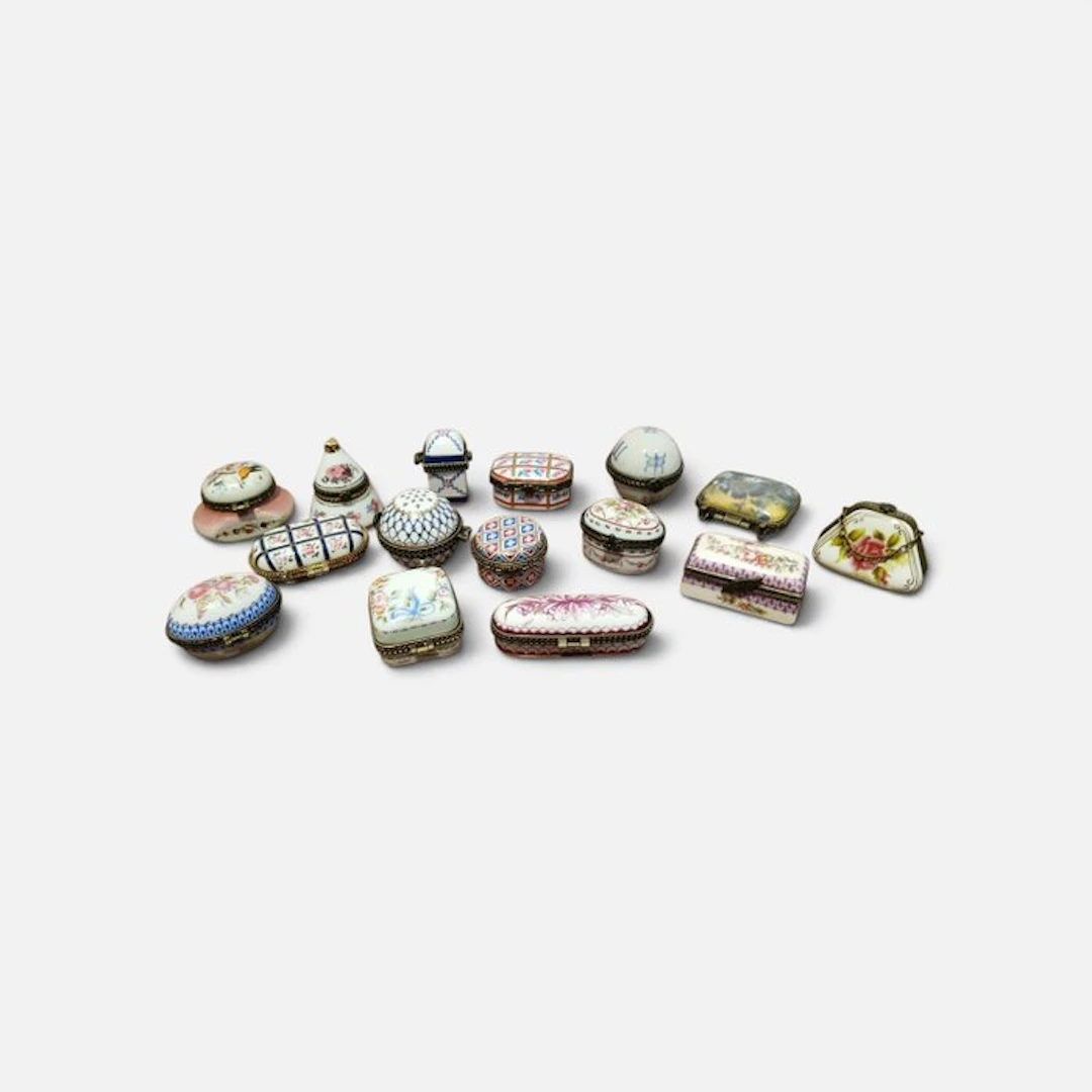 Second half 20th century - 15 miniature trinket...
