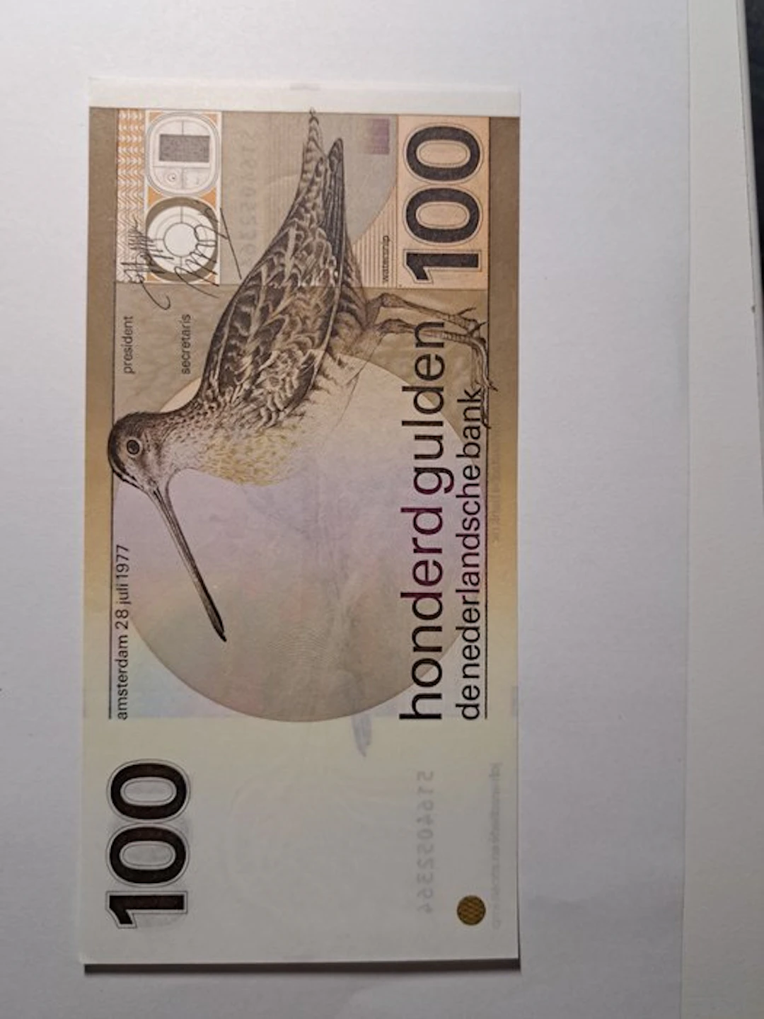 Netherlands. - 100 Gulden - 1977 - Pick 97 (No reserve price)