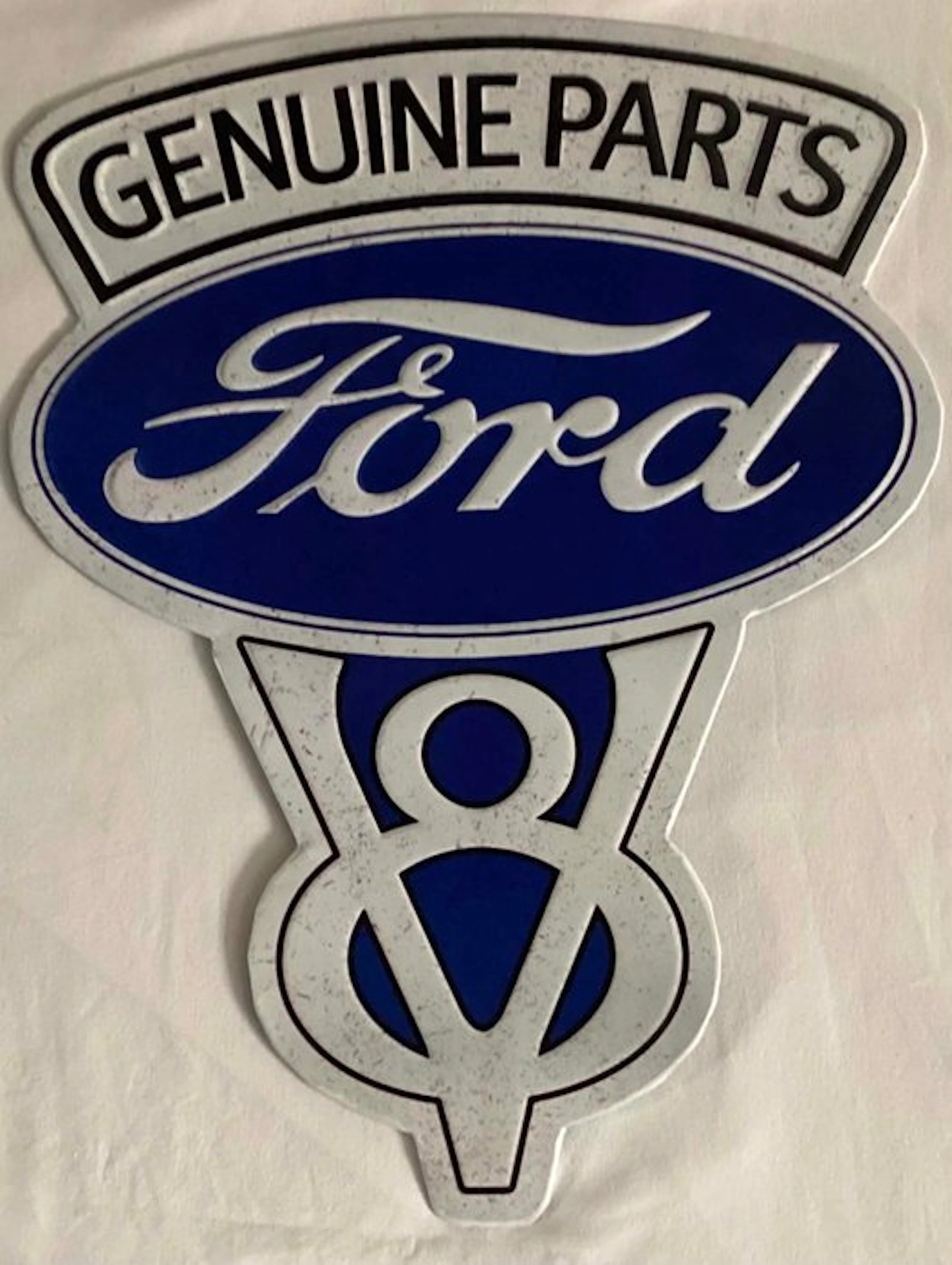 Ford - Ford Genuine Parts V8 teken - Sign - Metal