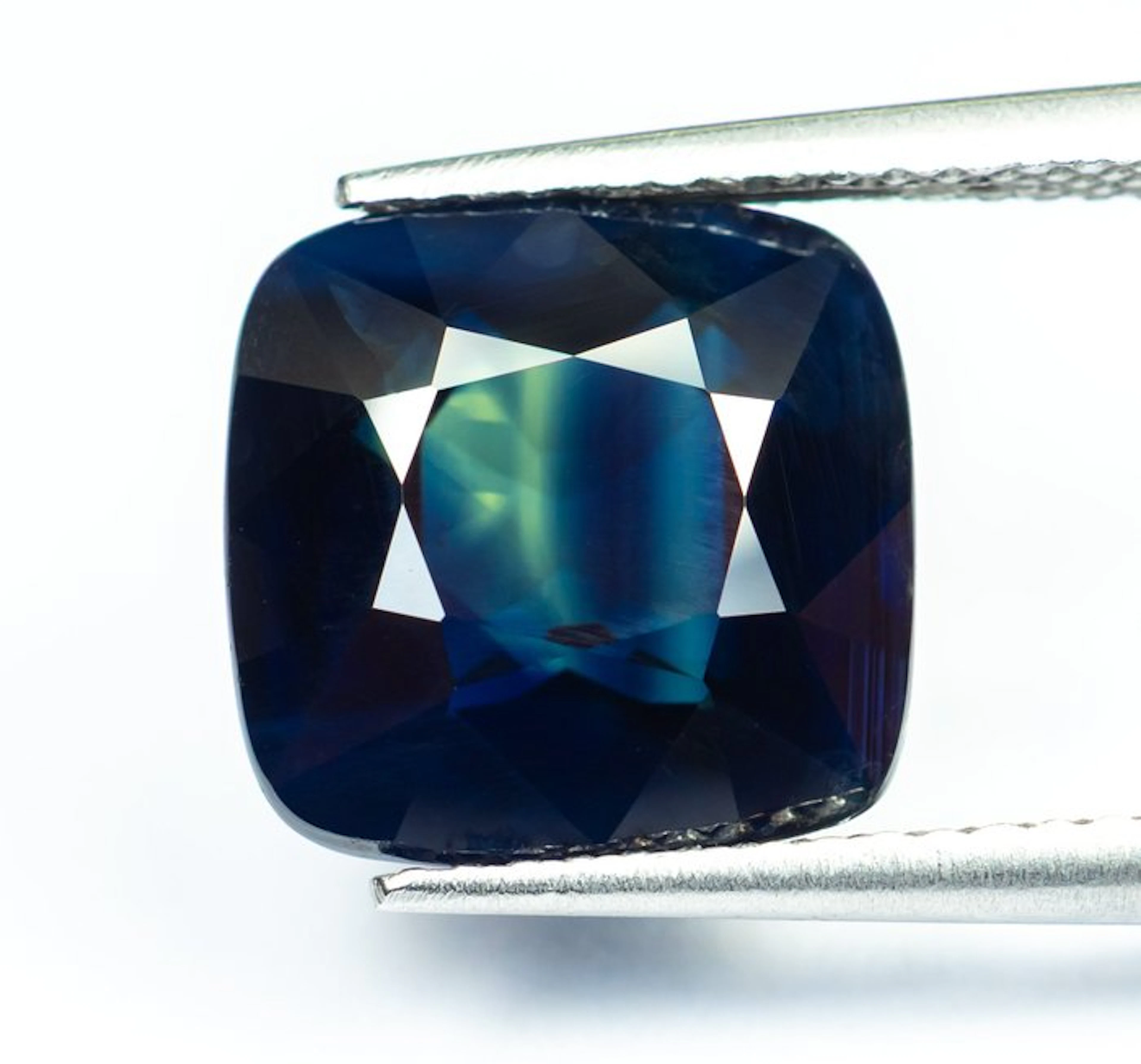 No reserve price Sapphire - 8.08 ct - Lotus Gemology - Deep Blue