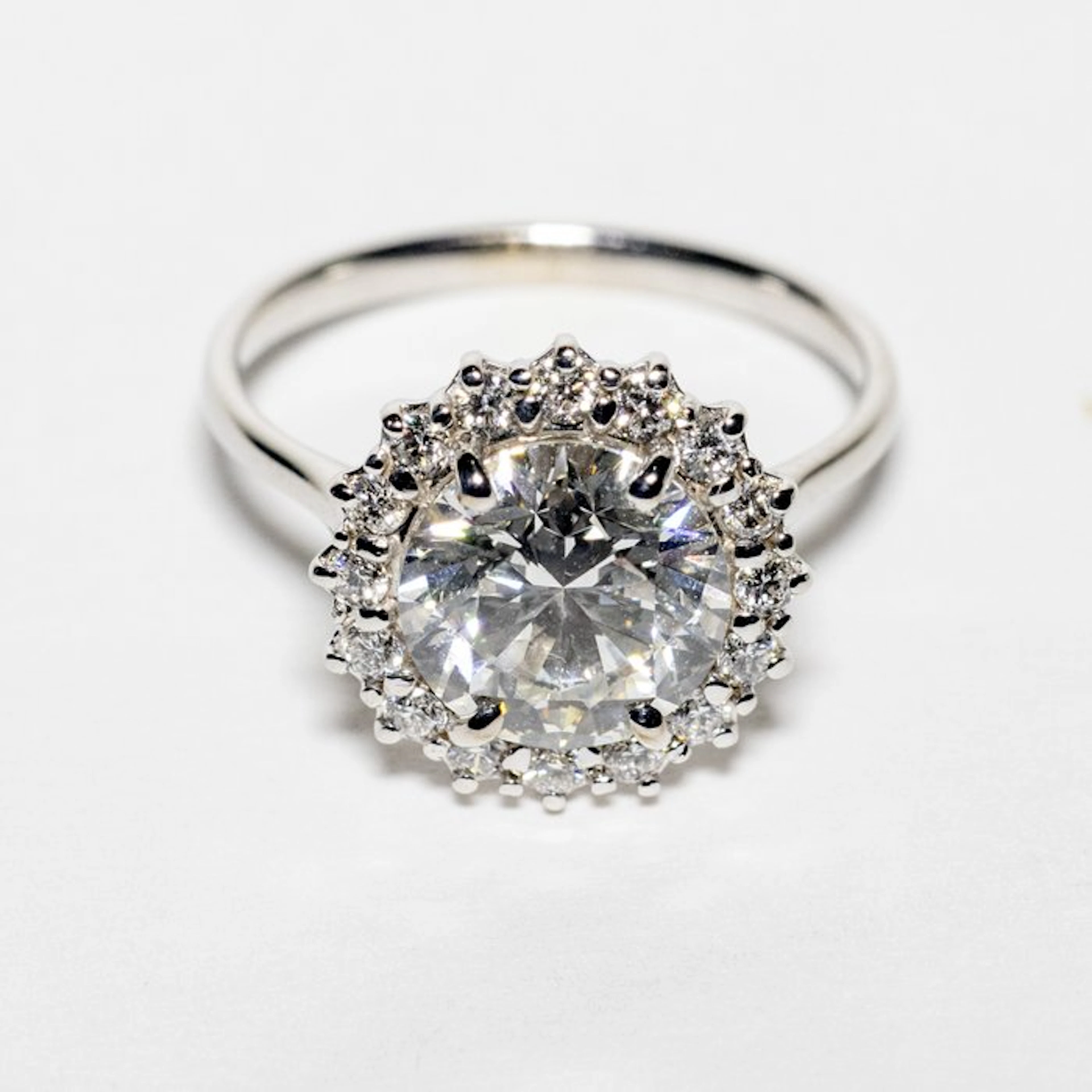 No reserve price - Engagement ring - 18 kt
