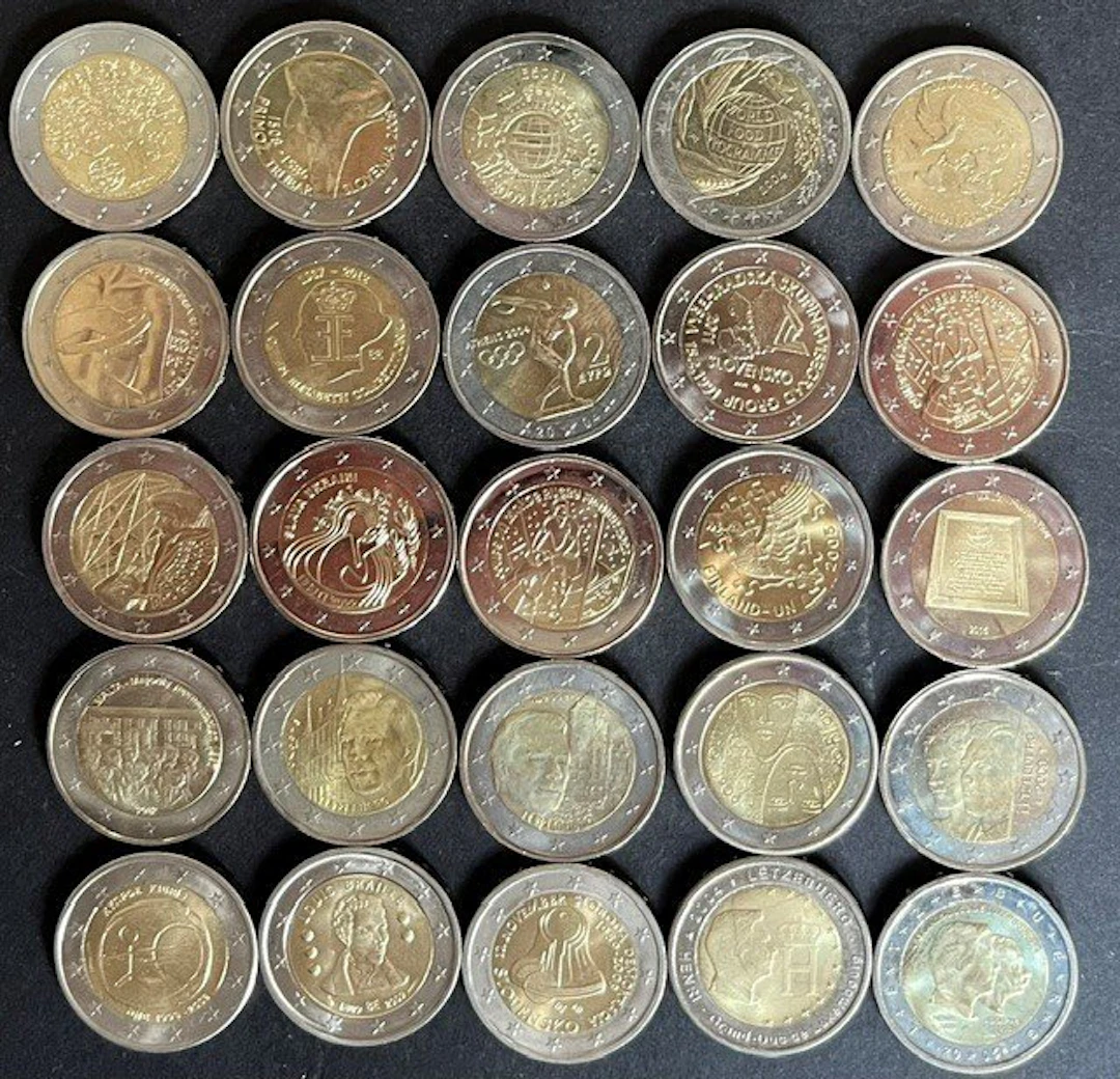 Europe. 2 Euro 2004/2023 (25 stuks) (No reserve price)