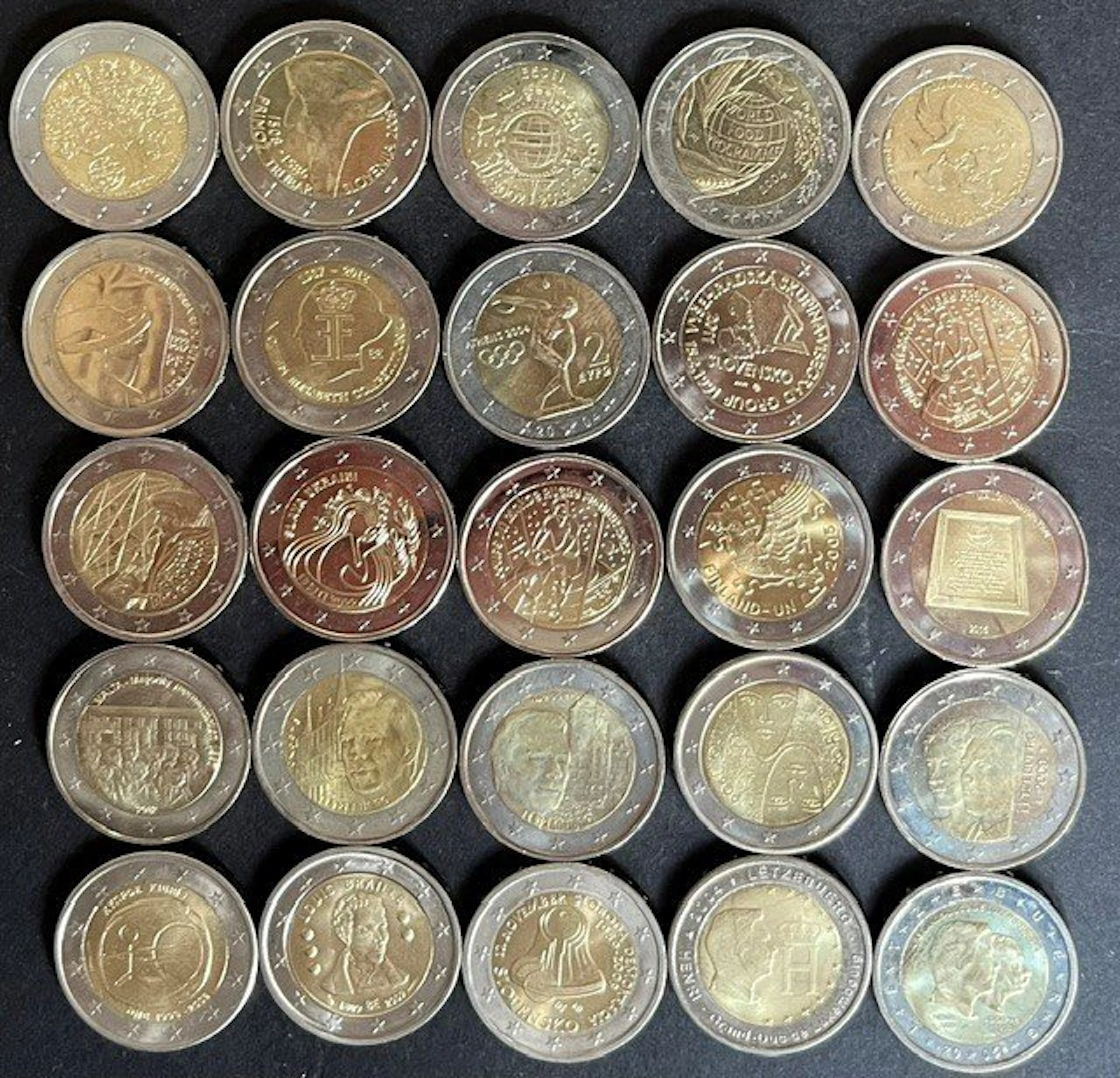 Europe. 2 Euro 2004/2023 (25 stuks) (No reserve price)