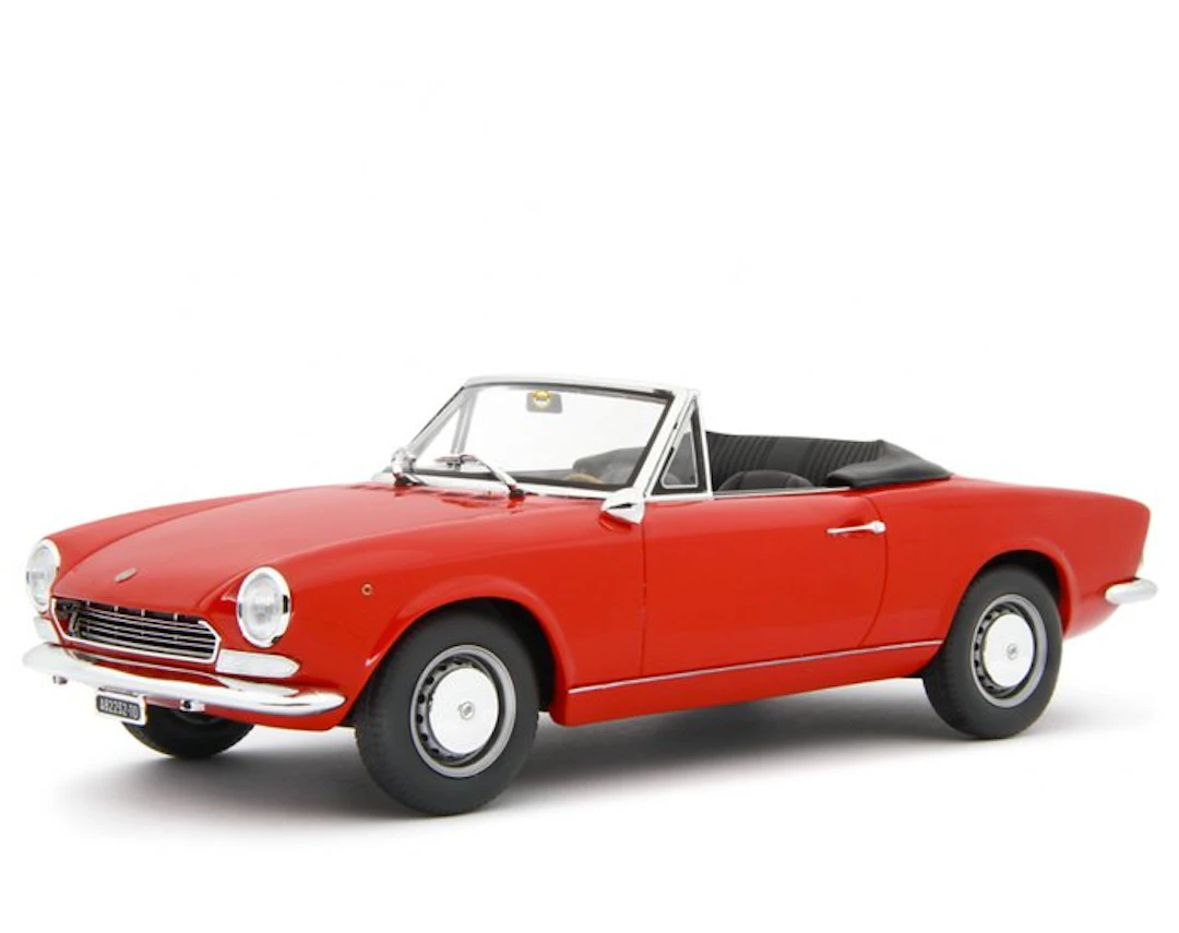 Laudoracing 1:18 - Model sedan - Fiat 124 Sport Spider AS Rosso 1968 - LM172A