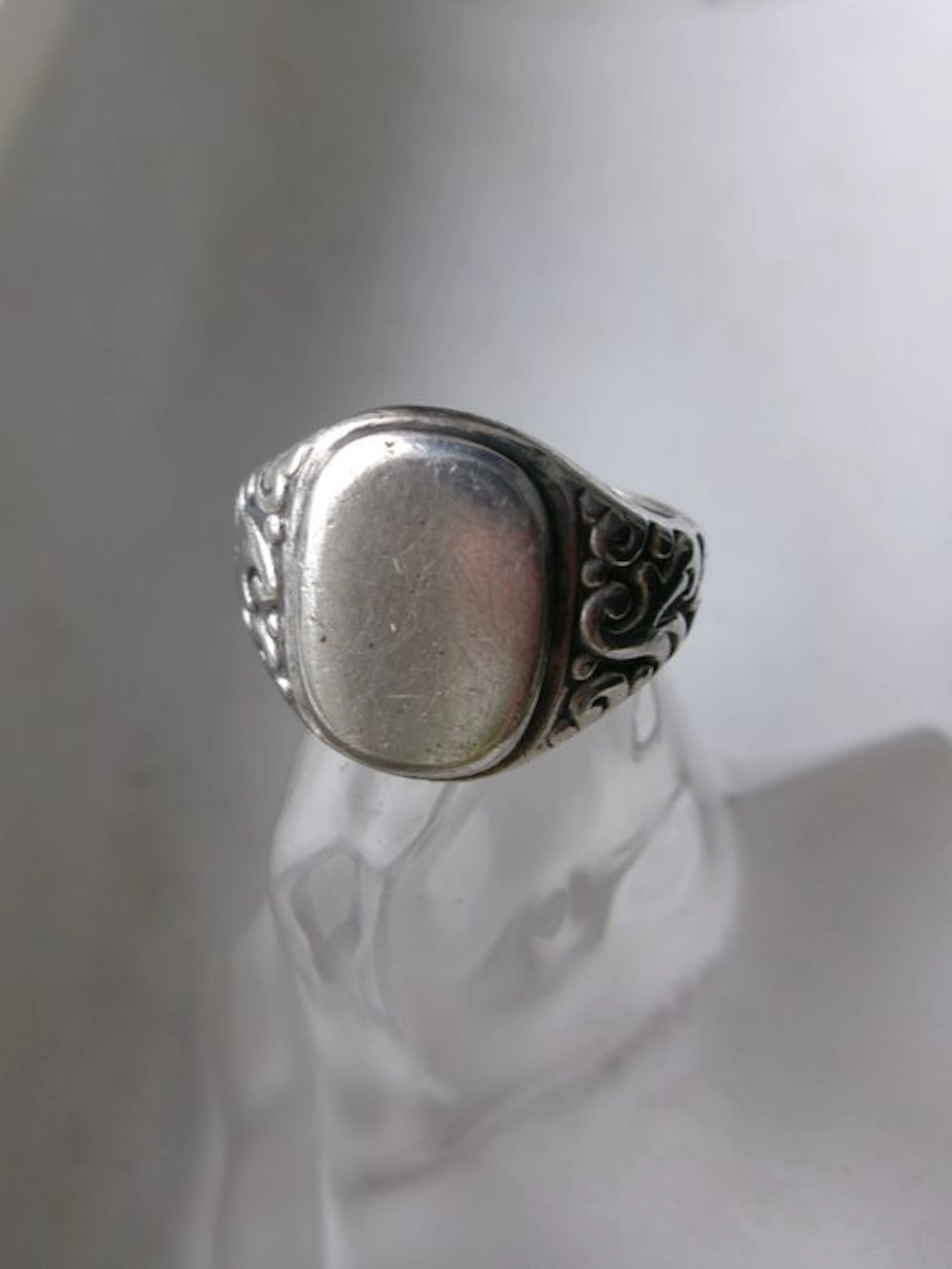 Silver - Ring - Art Deco Signet