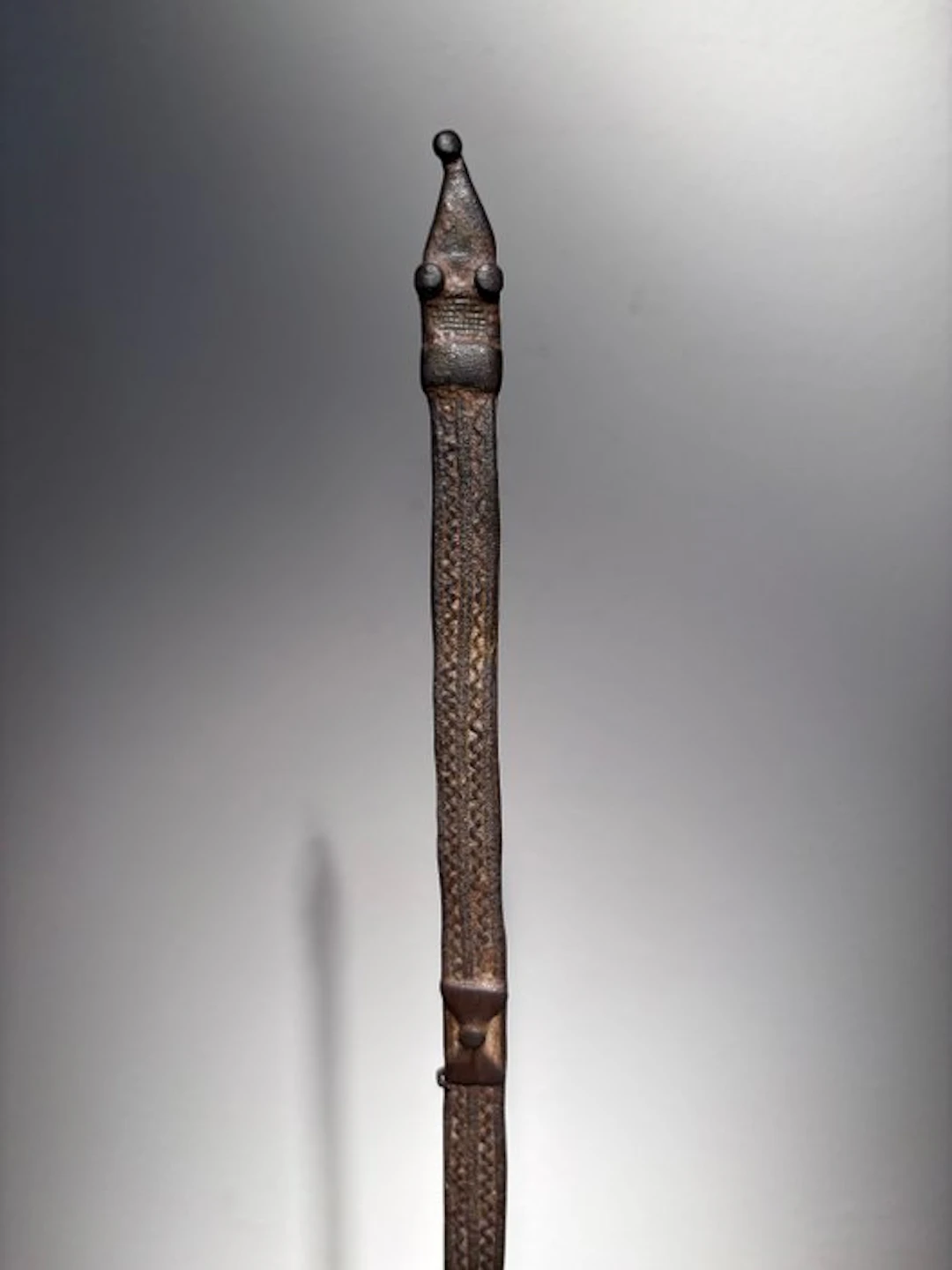Gan snake bronze - Figure - Burkina Faso