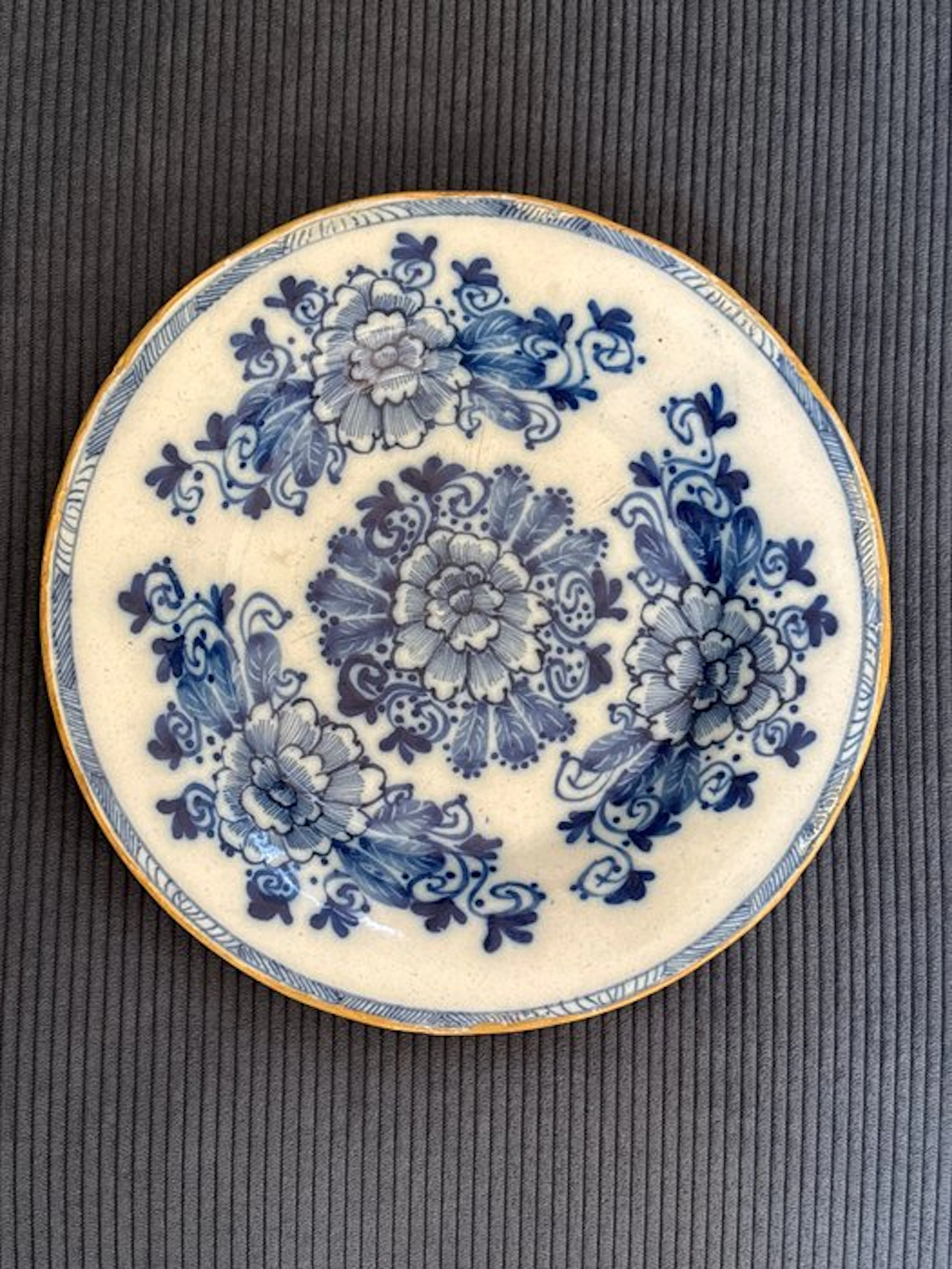 Plate - Earthenware - 18th-century Delft Blue