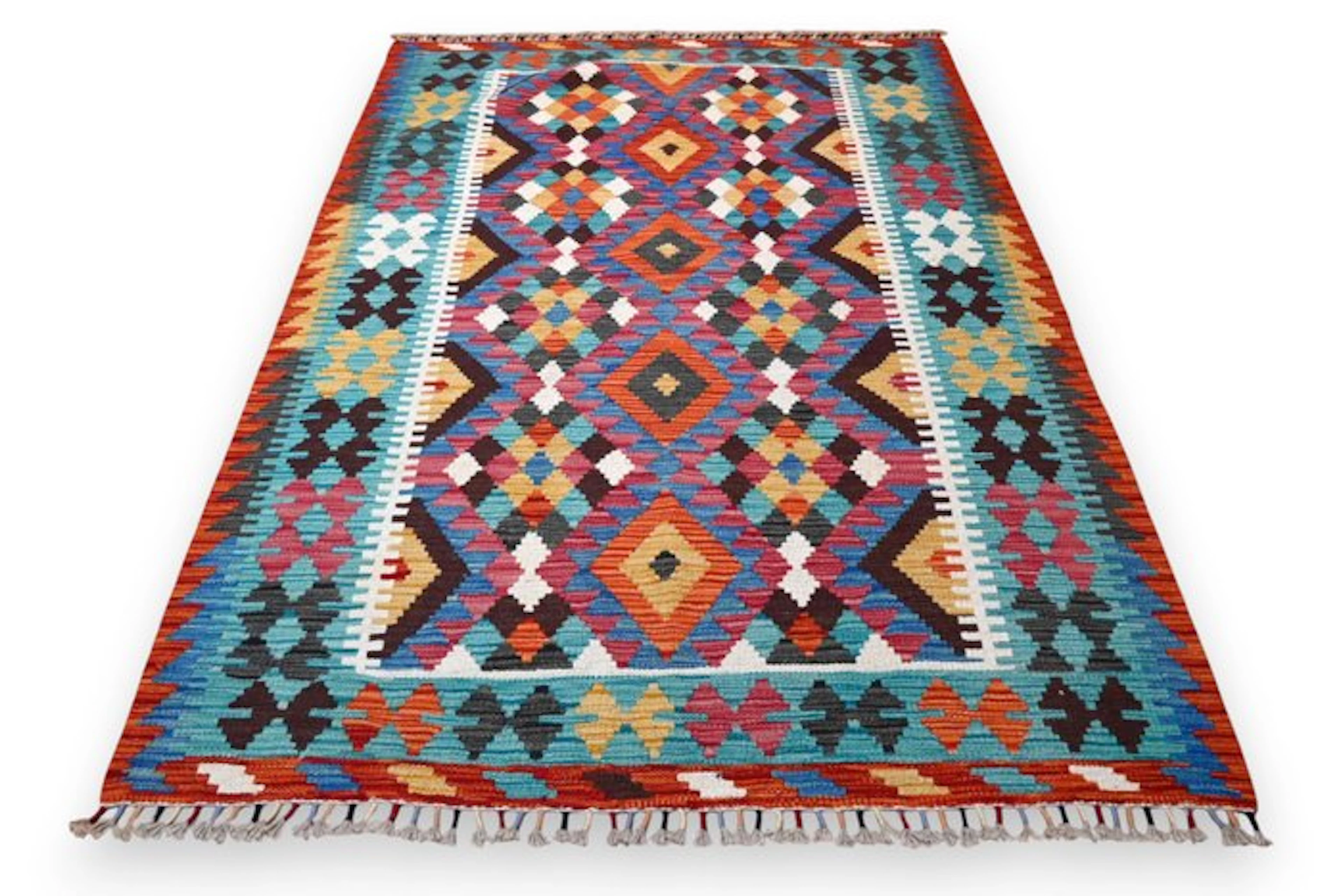 Colorful kilim - unused - Rug - 180 cm - 130 cm - With certificate