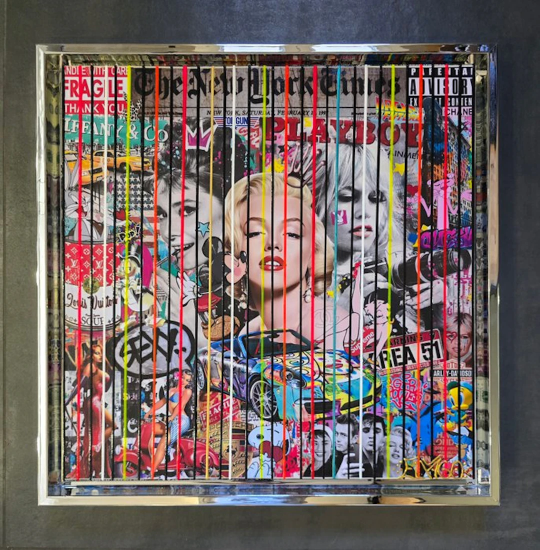 Elmago - "Pop art Lady vintage stars"