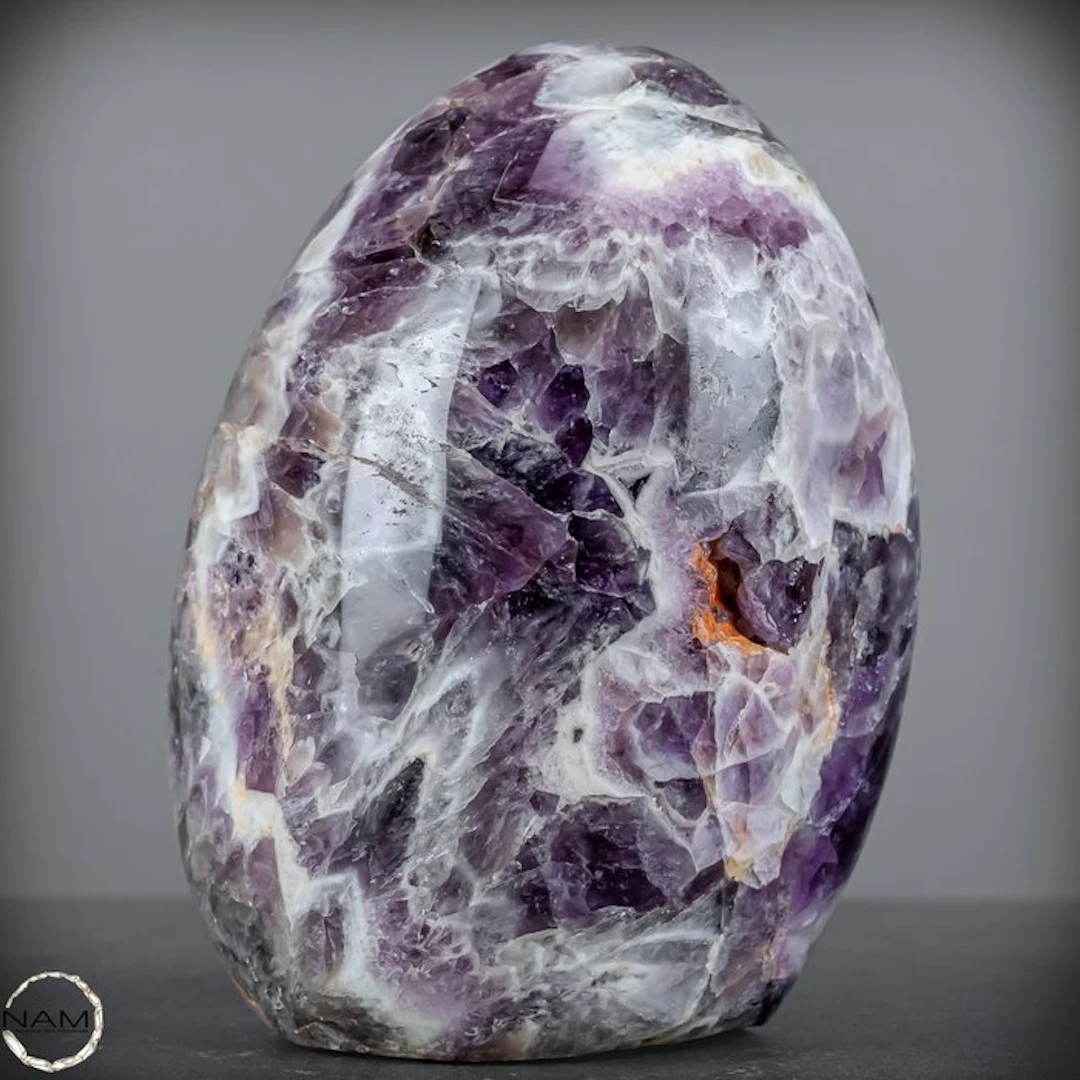 Fascinating Chevron Amethyst – Violet Elegance of Nature Freeform- 1425.23 g