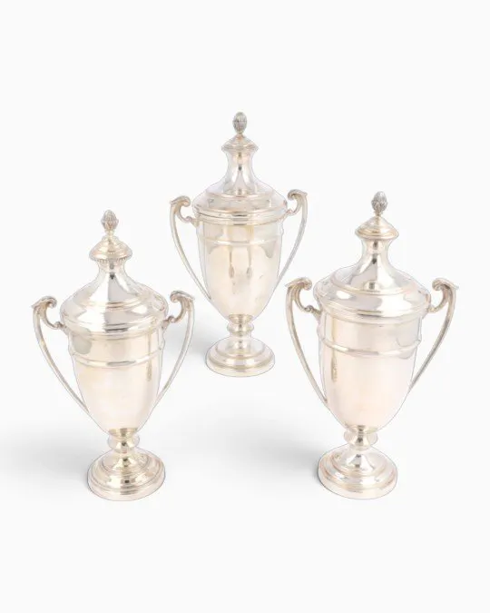 R. Miracoli e Figli. - Goblet (3) - .800 silver