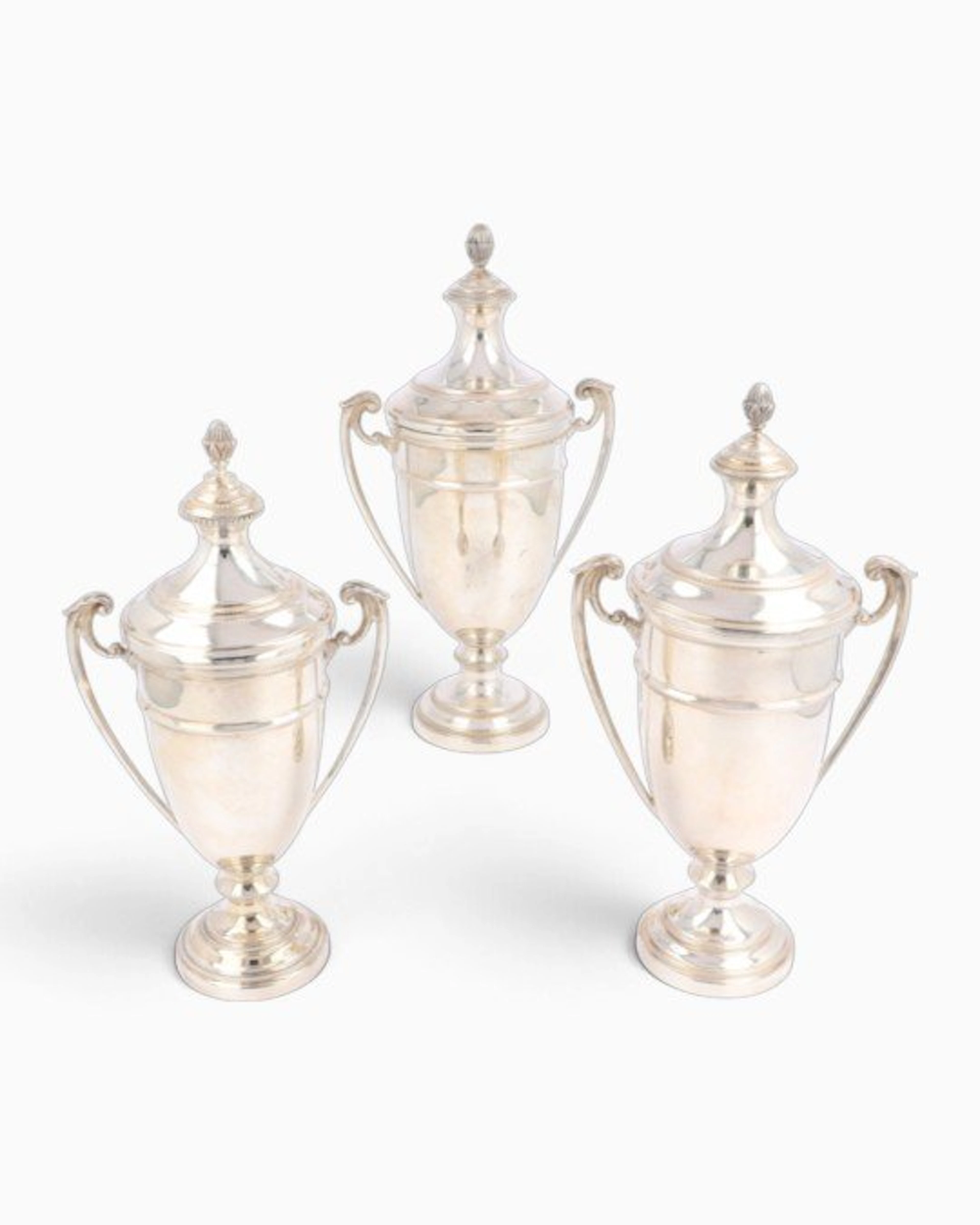 R. Miracoli e Figli. - Goblet (3) - .800 silver
