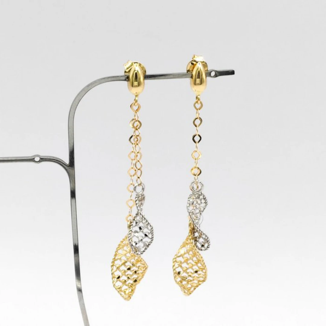 No reserve price - Earrings - 18 kt. Yellow gold