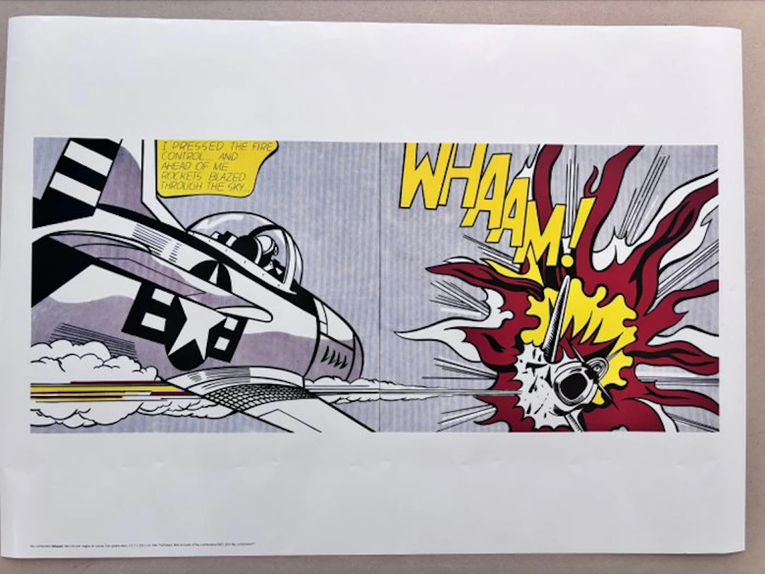 Roy Lichtenstein - Whaam! 1963 / licensed print -