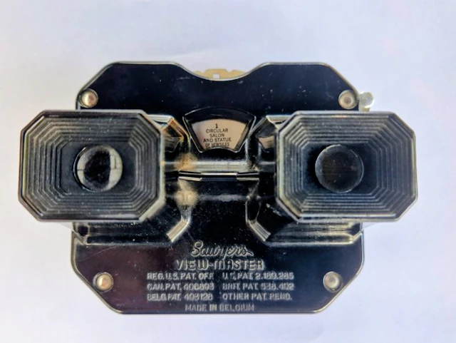 Optical toy - ViewMaster - 1940-1950 - Belgium - Sawyer - View-Master Model C
