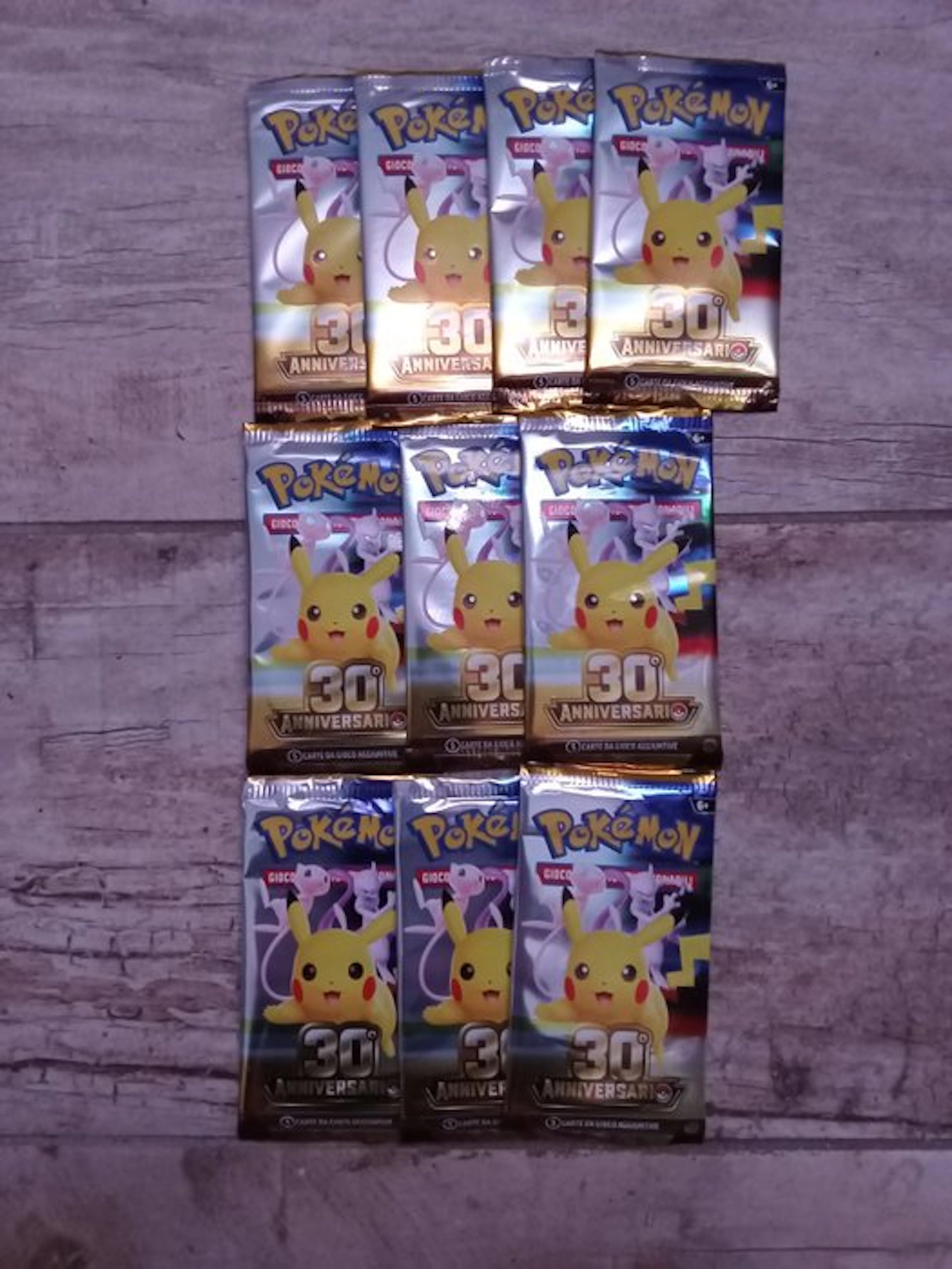Pokémon - 9 Booster pack - Various sets
