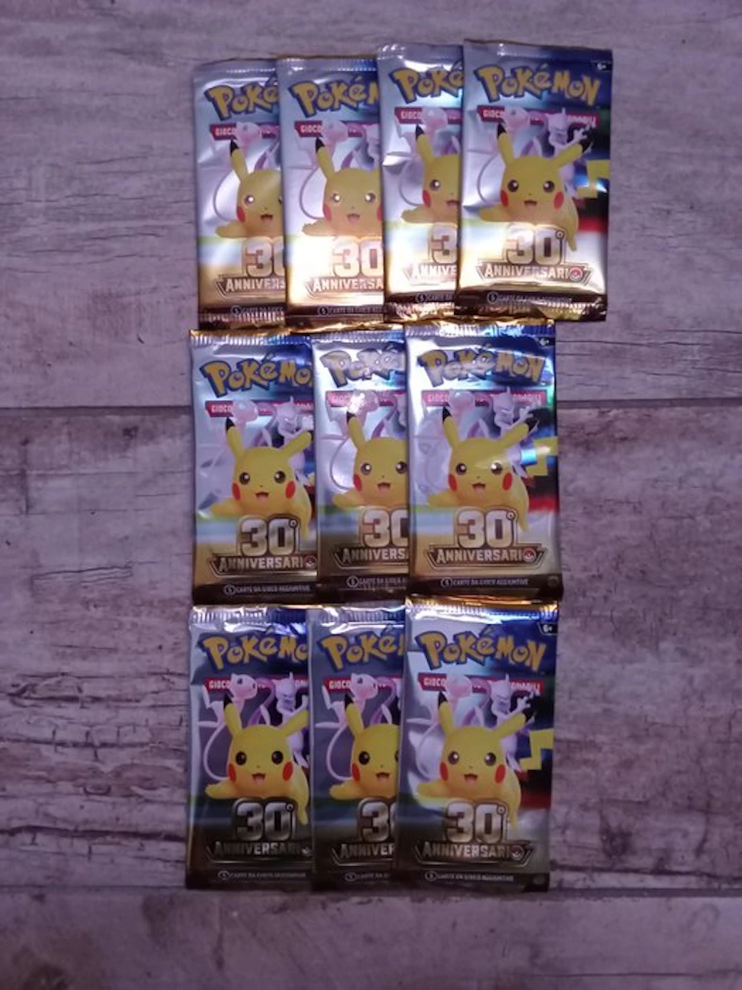 Pokémon - 9 Booster pack - Various sets
