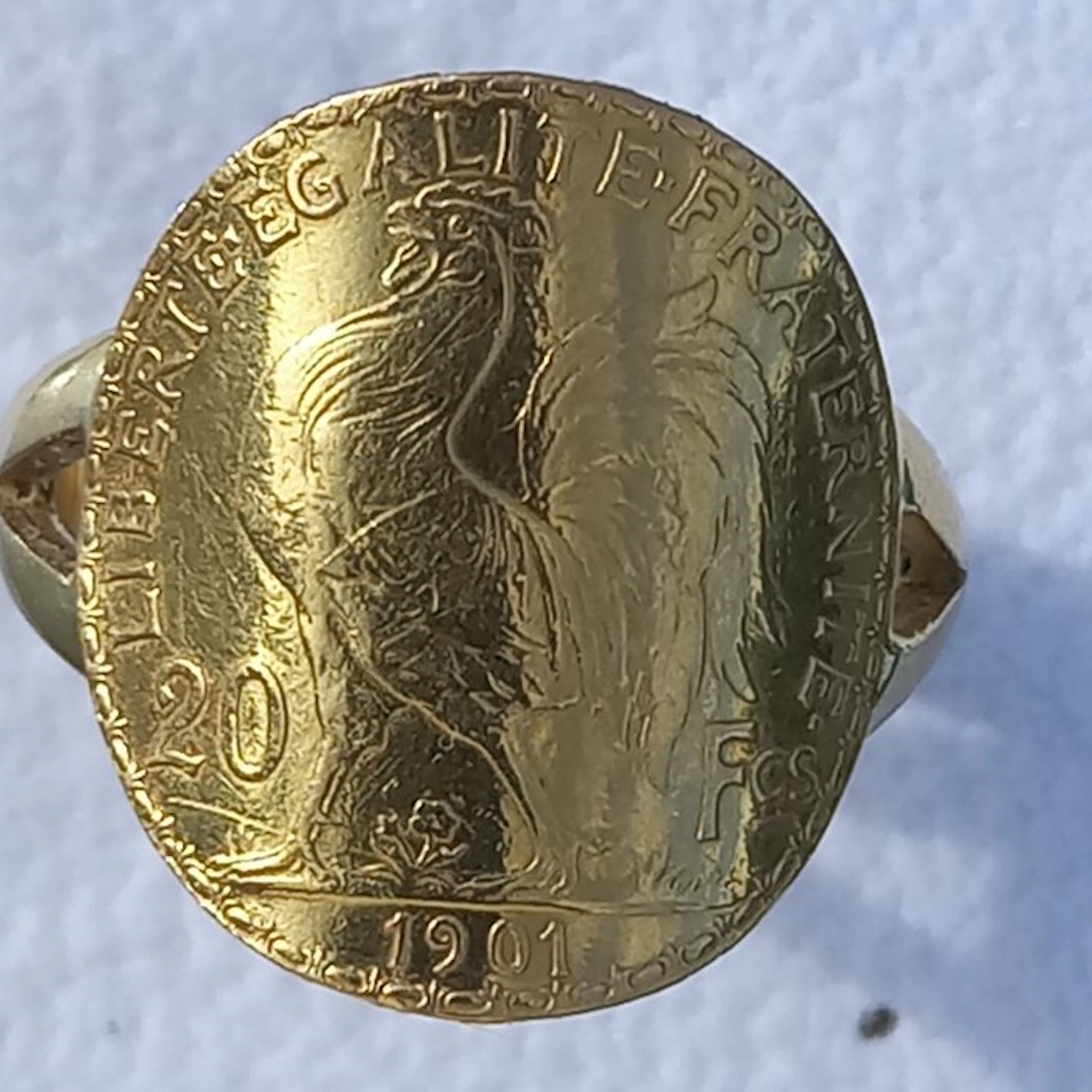 Ring - 18 kt. Yellow gold