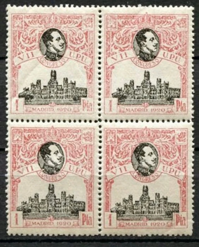 Spain 1920/1920 - Edifil block 307, MNH with certificate. - Edifil 307