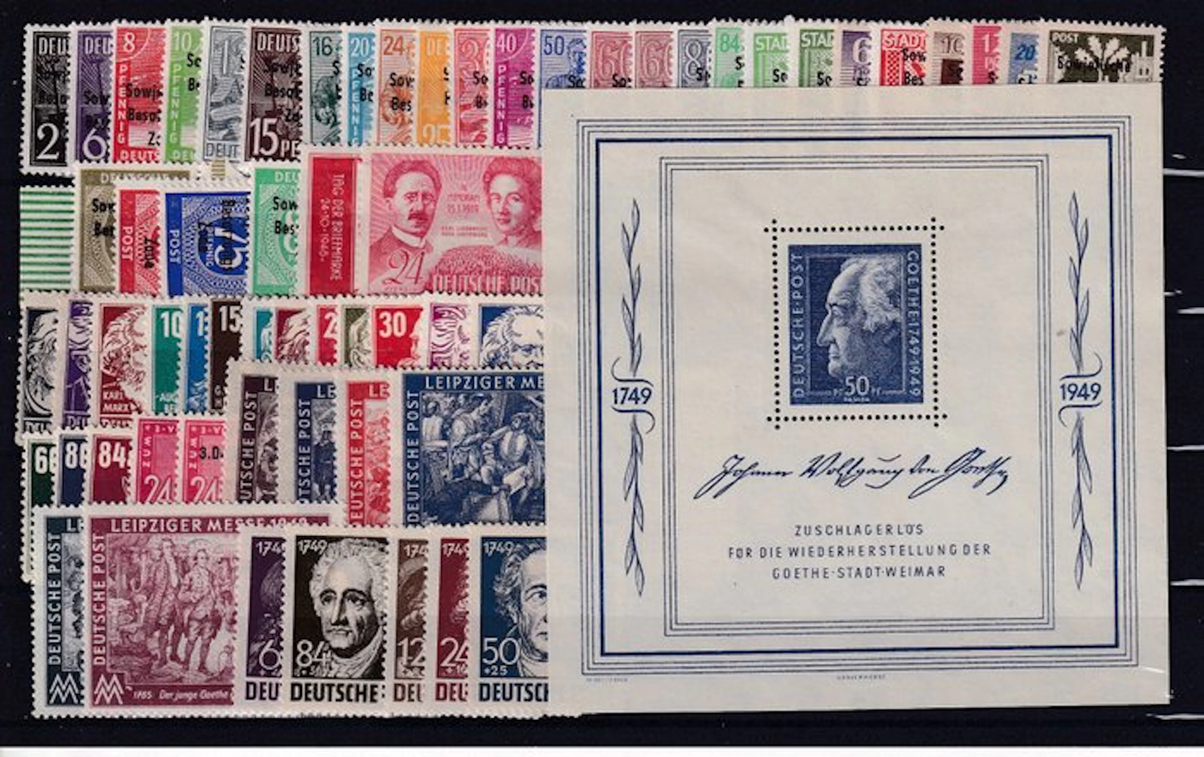 Allied Occupation - Germany (Soviet zone) 1948/1949 - General issues