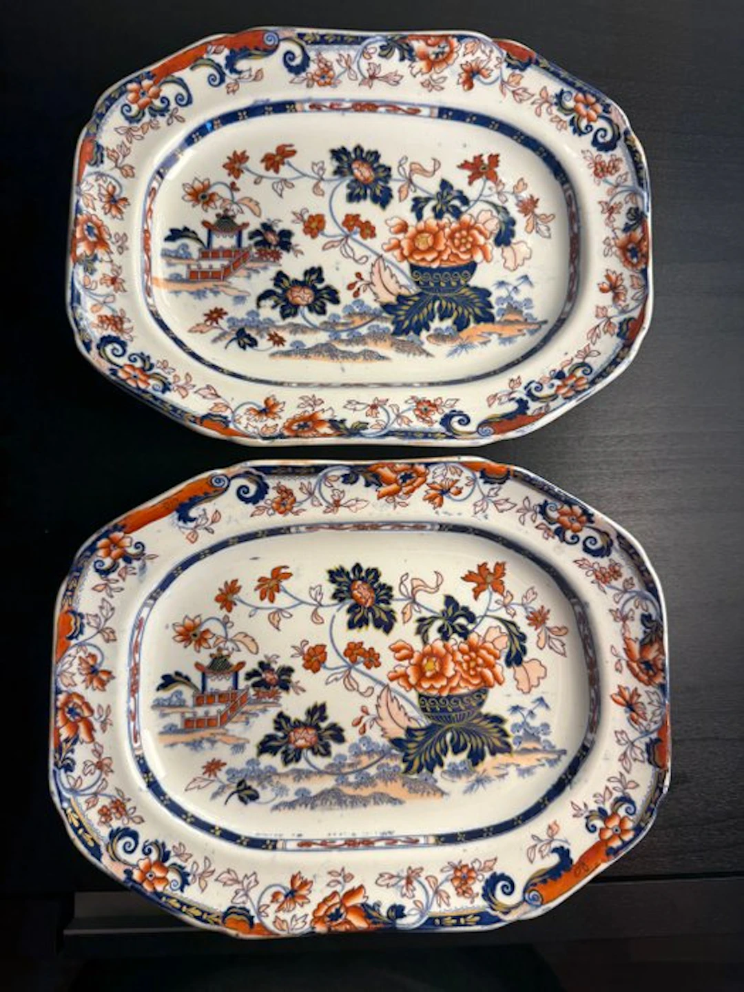Decorative tray (2) - Minton, Stoke-on-Trent, Staffordshire - United Kingdom