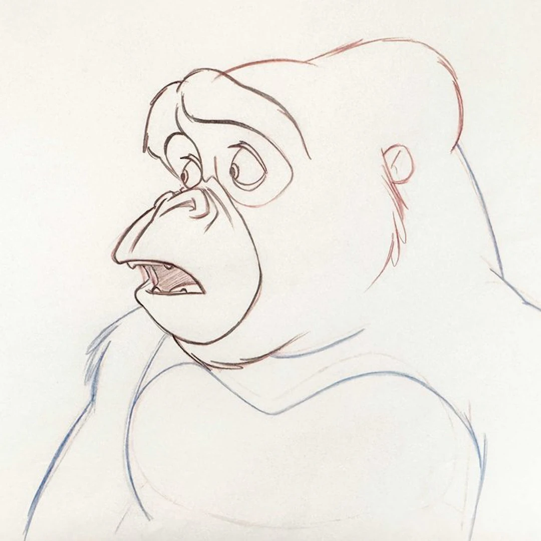 Tarzan : Rare KALA Original Animation Production Drawing - (Walt Disney
