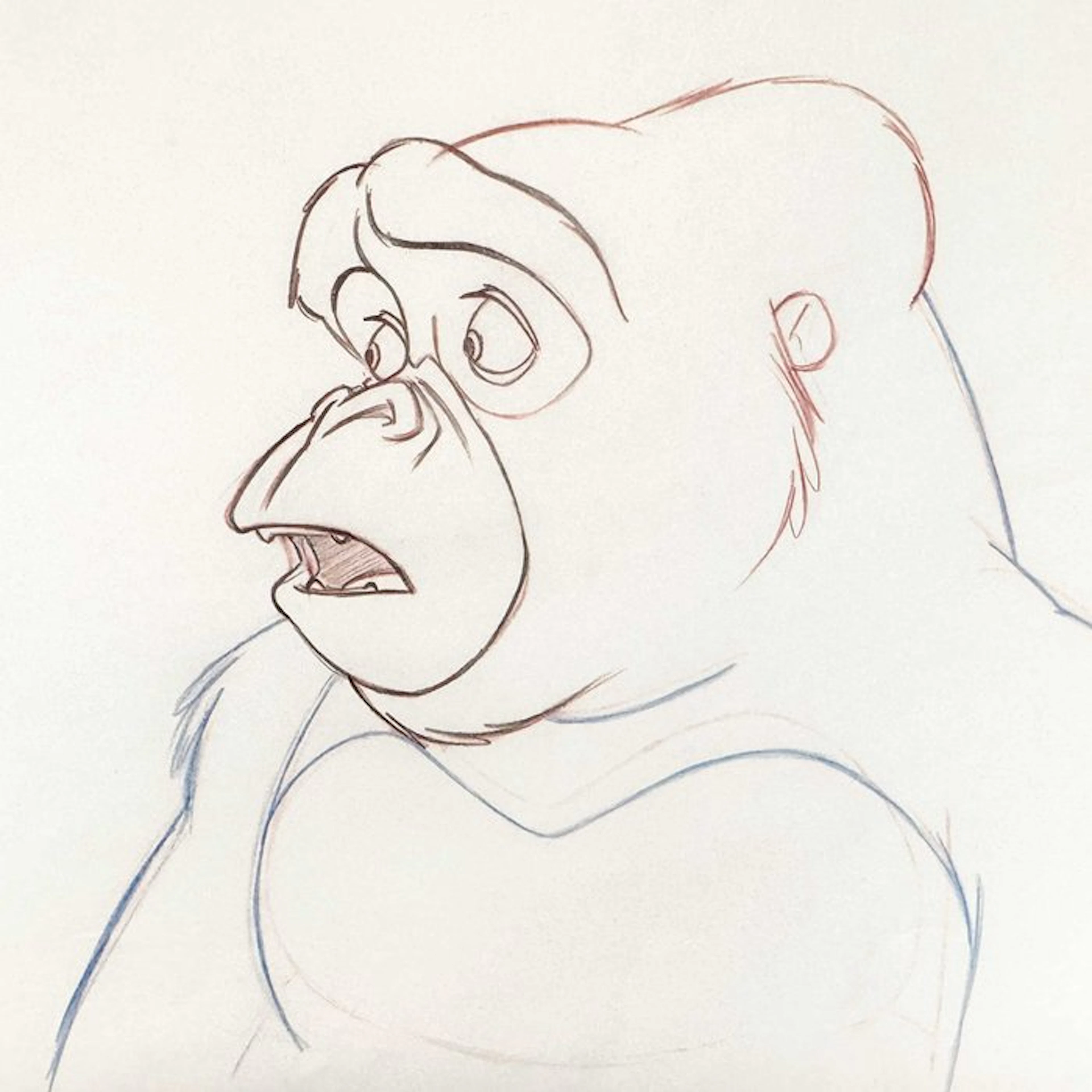 Tarzan : Rare KALA Original Animation Production Drawing - (Walt Disney