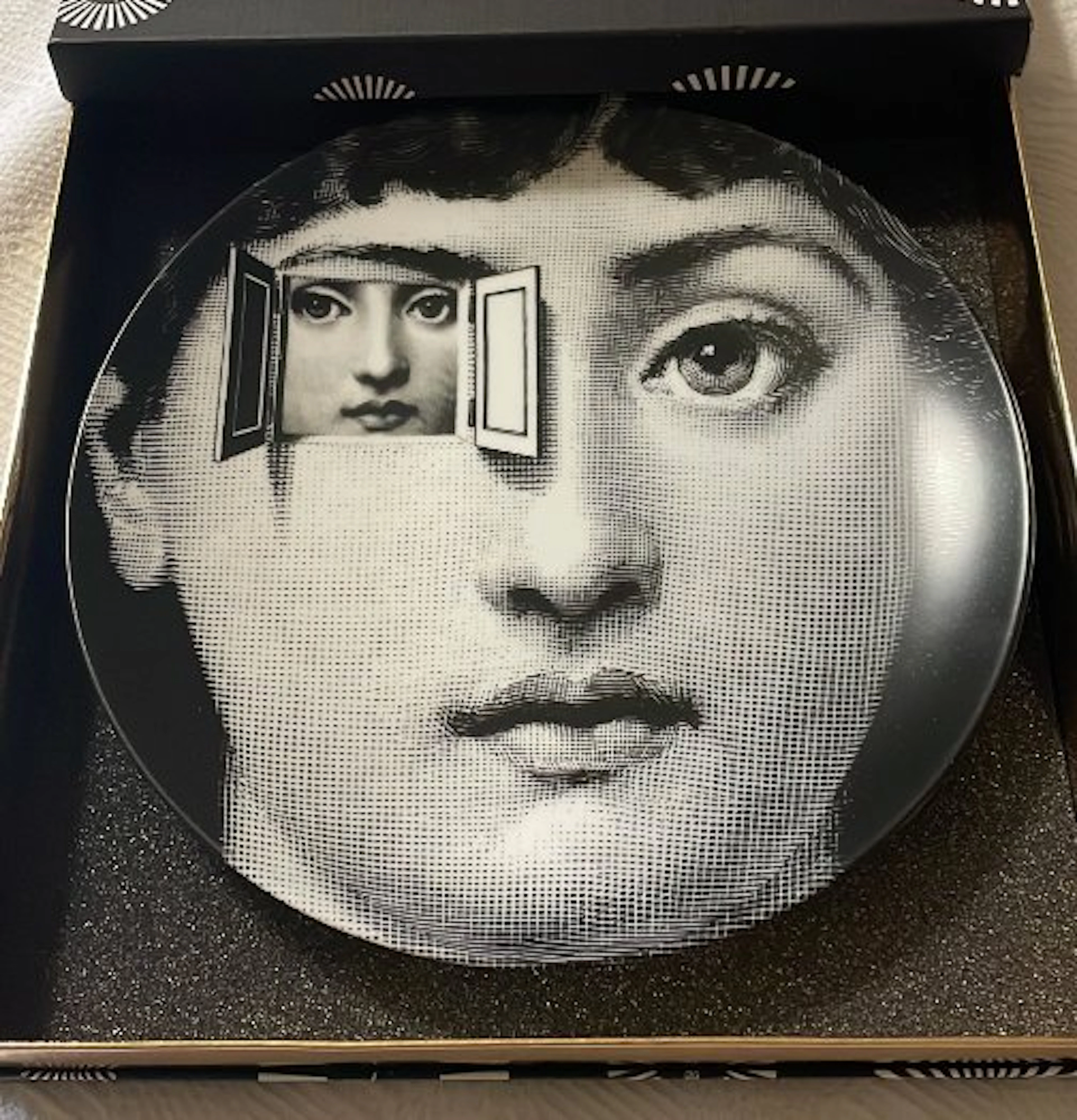 Piero Fornasetti - Dish - tema e variazioni - Porcelain