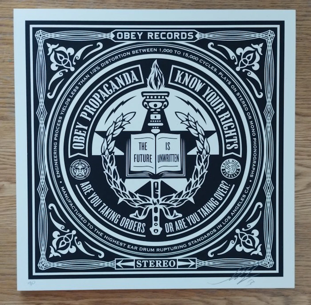 Shepard Fairey (OBEY) (1970) - Know Your Rights (artist proof) No Reserve