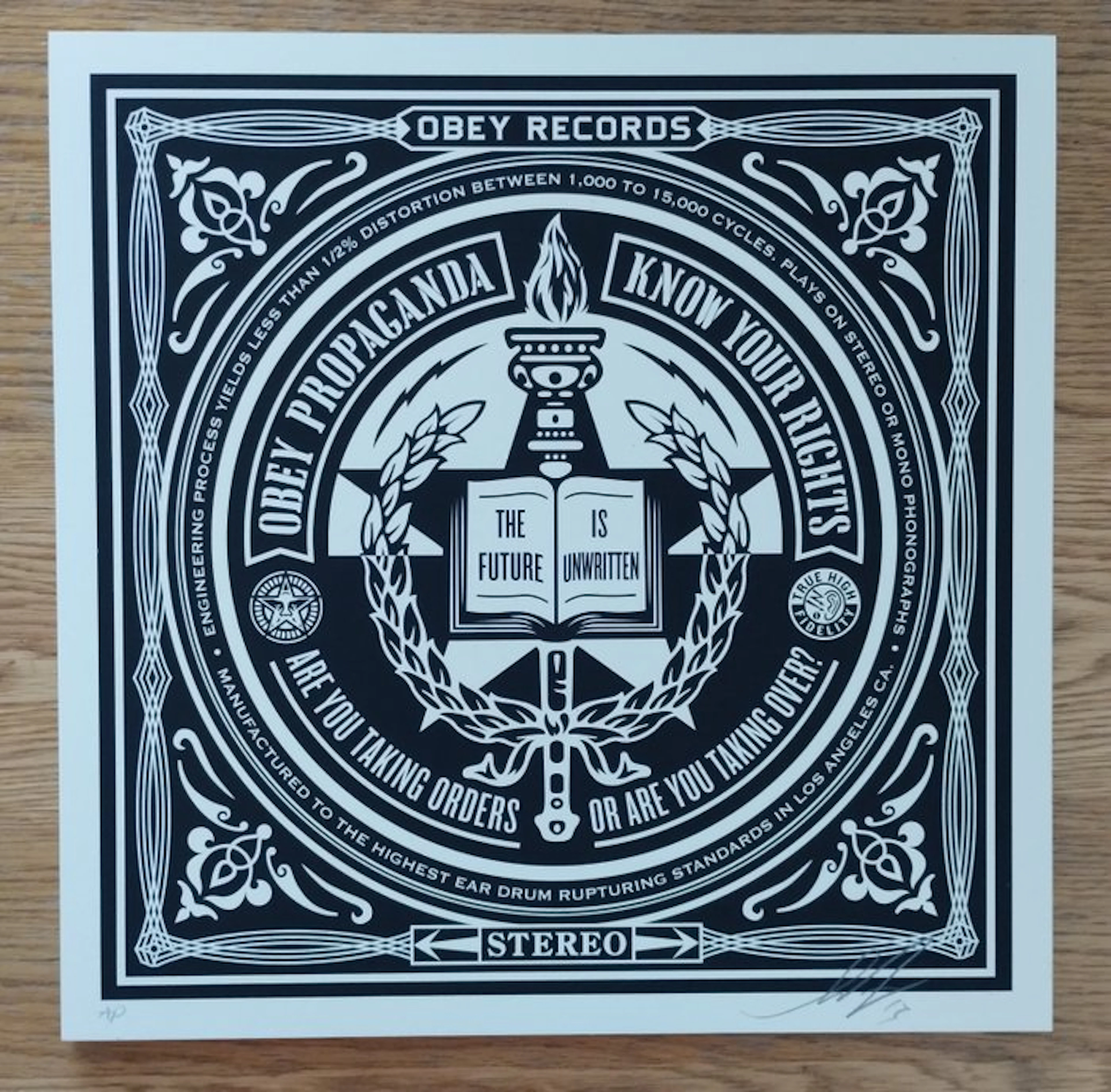 Shepard Fairey (OBEY) (1970) - Know Your Rights (artist proof) No Reserve