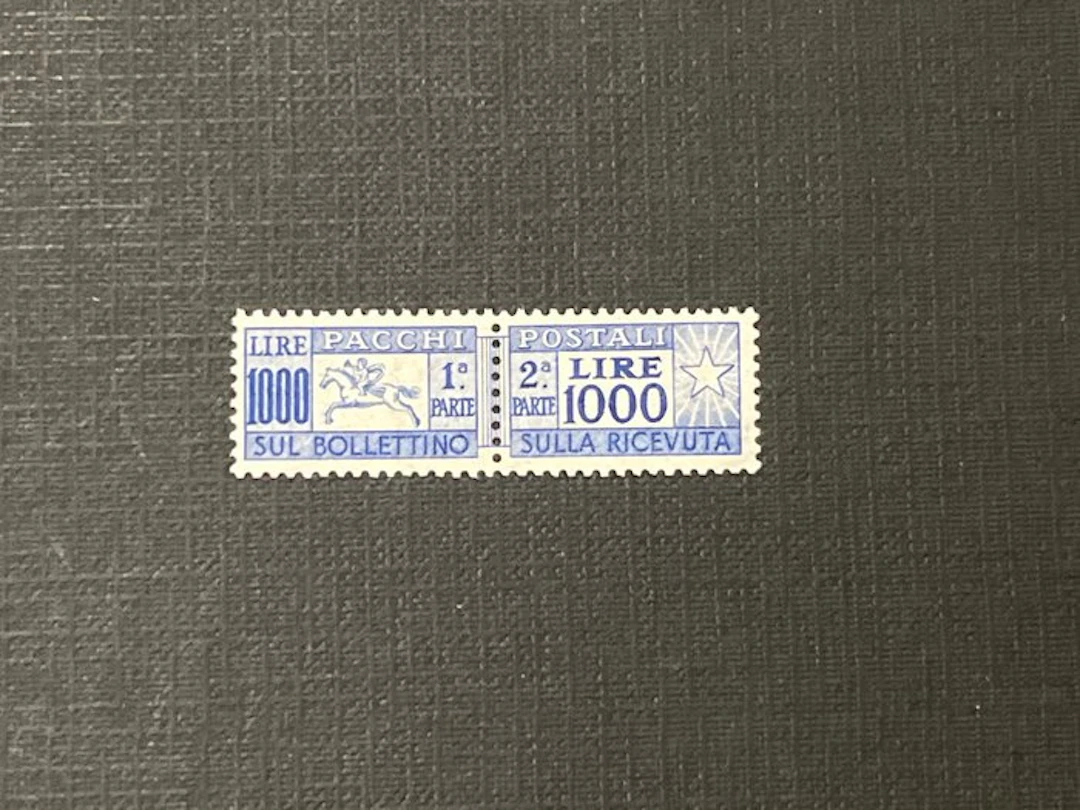 Italian Republic 1954 - Postage stamps 1,000 Lire...