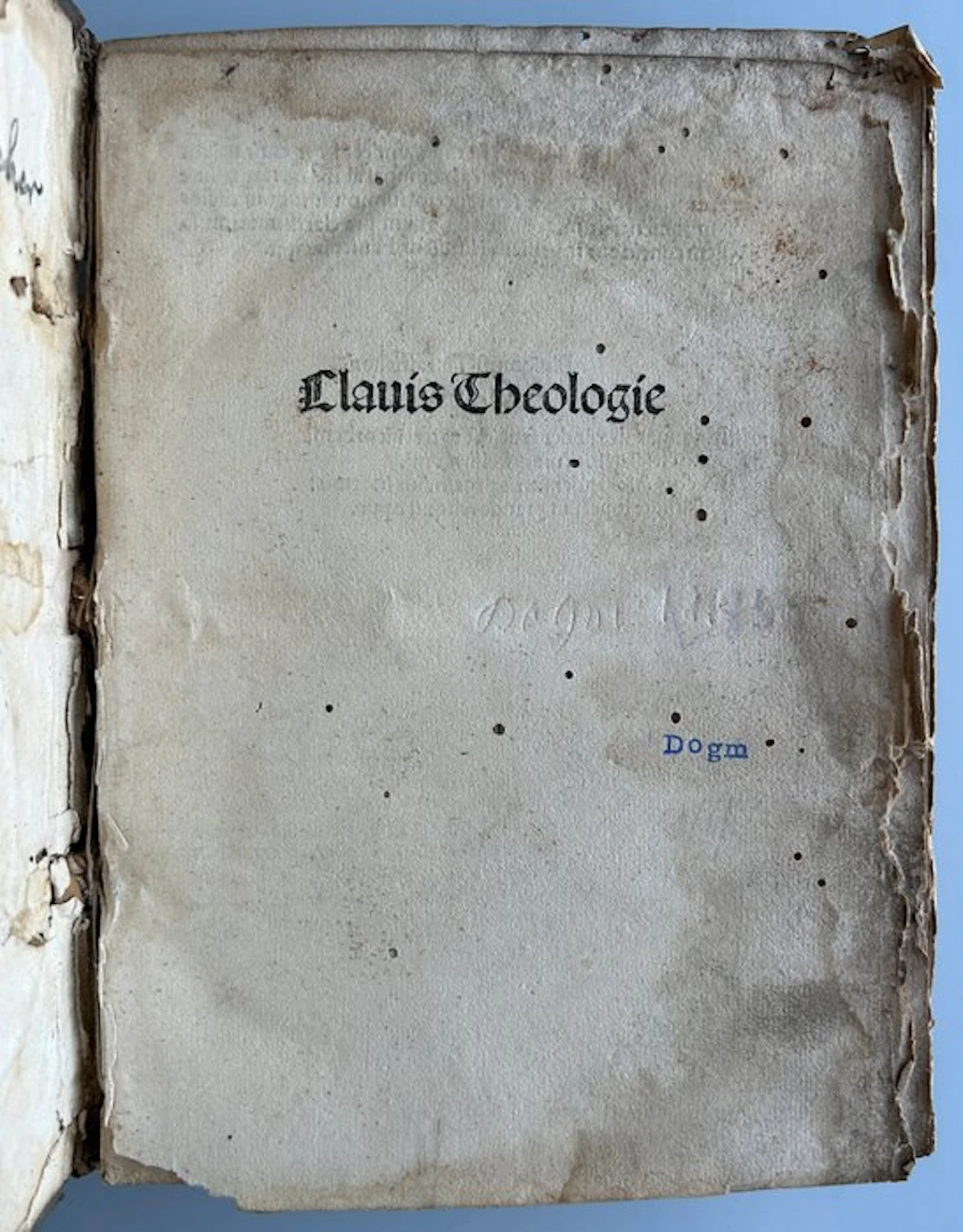 Petrus Keschinger - Clavis Theologie - 1502