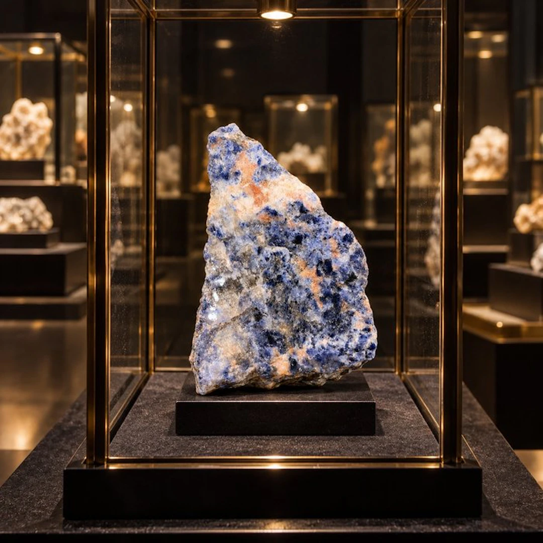 Museum piece – Sunset Sodalite of AA+ quality – Brazil –...