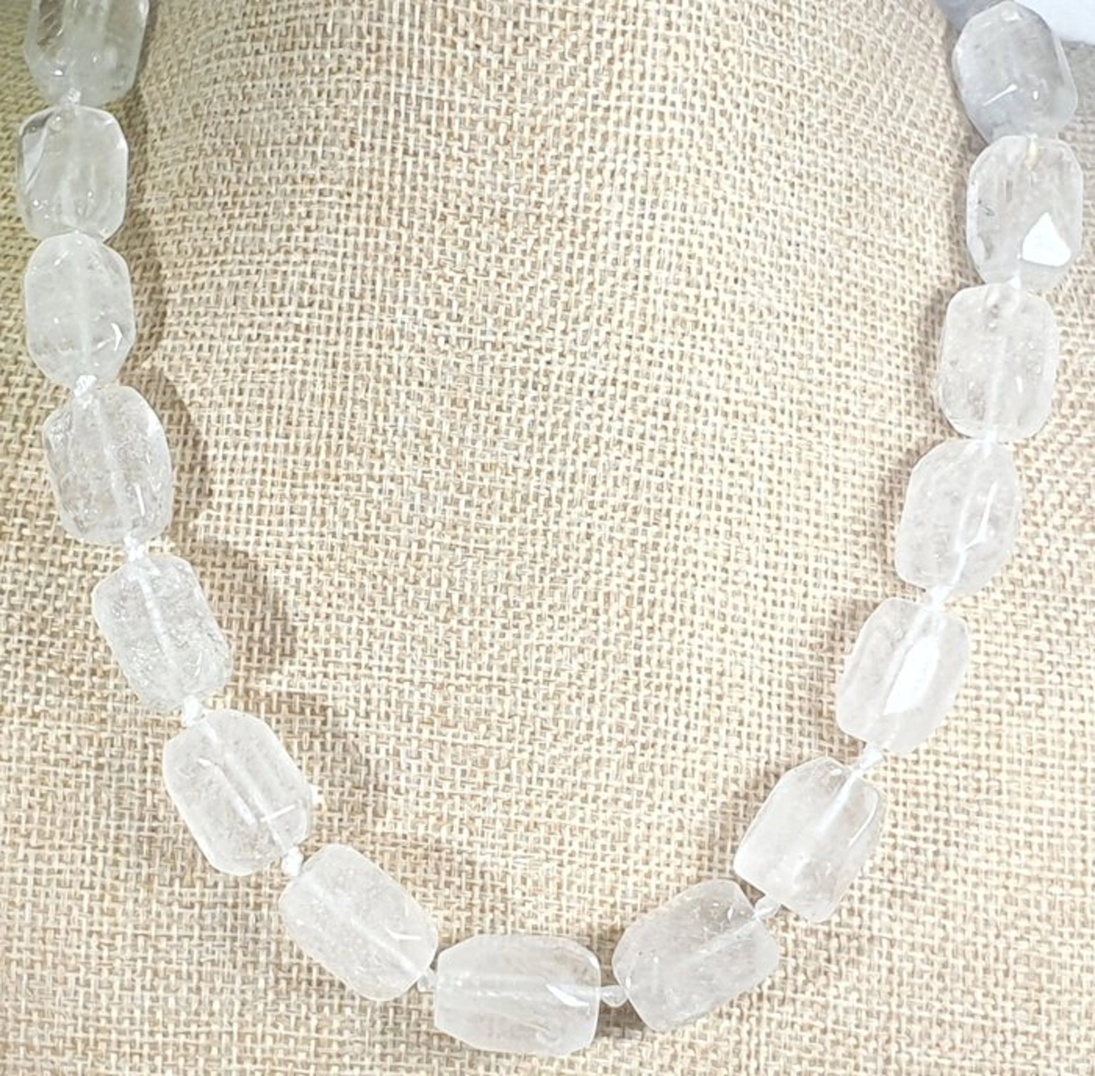Natural Faceted Rock Crystal Quartz - Energy...