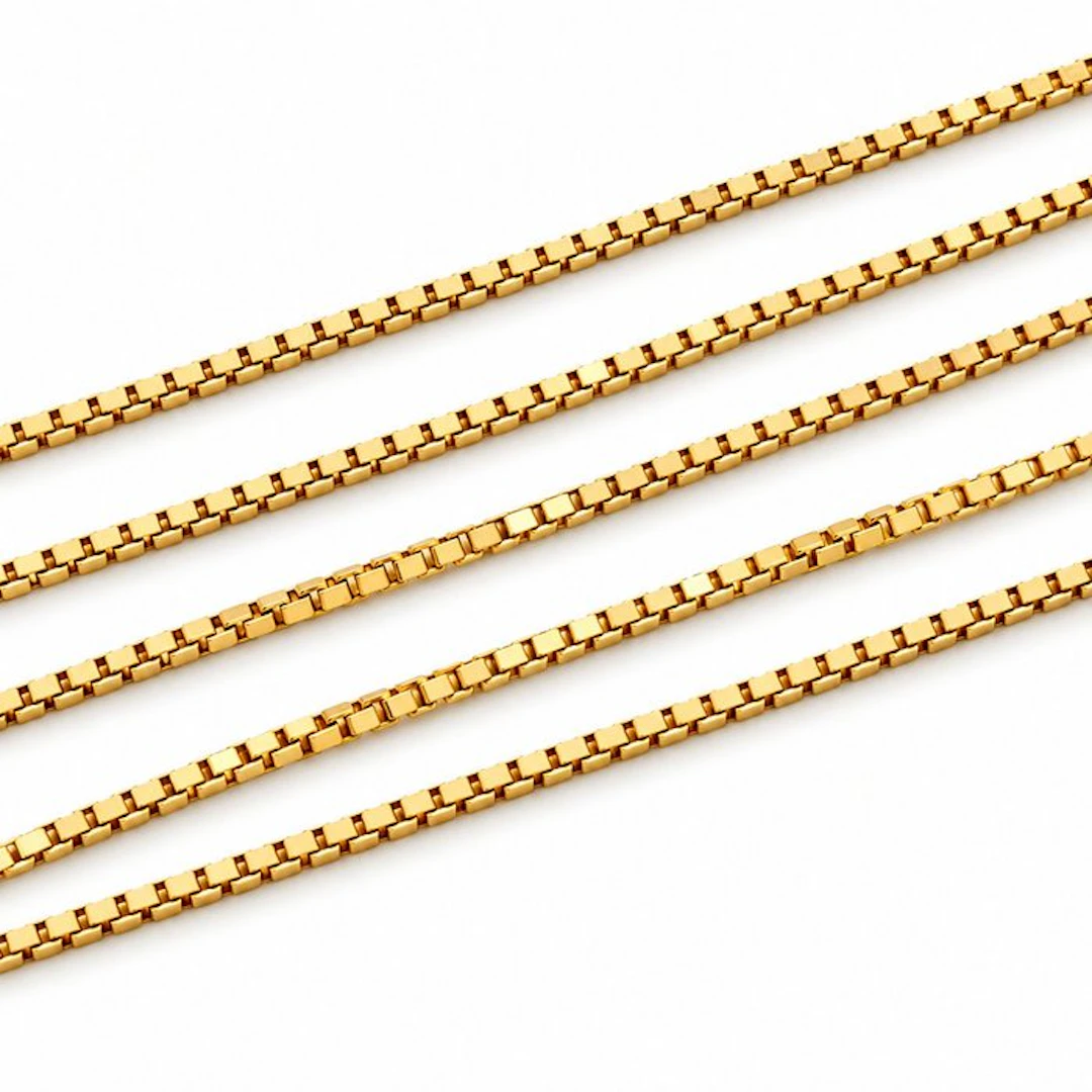 Necklace - 18 kt. Yellow gold - Made in Italy - Handmade