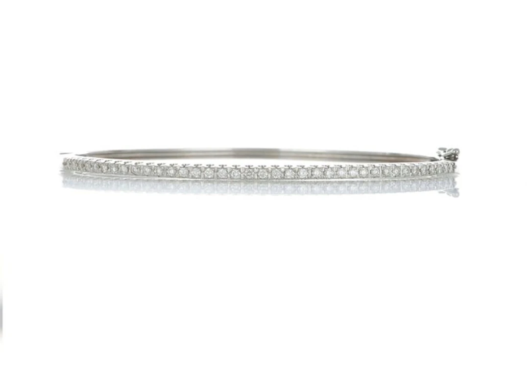 No reserve price - Bracelet - 18 kt. White gold - 0.74ct. tw. Diamond (Natural)