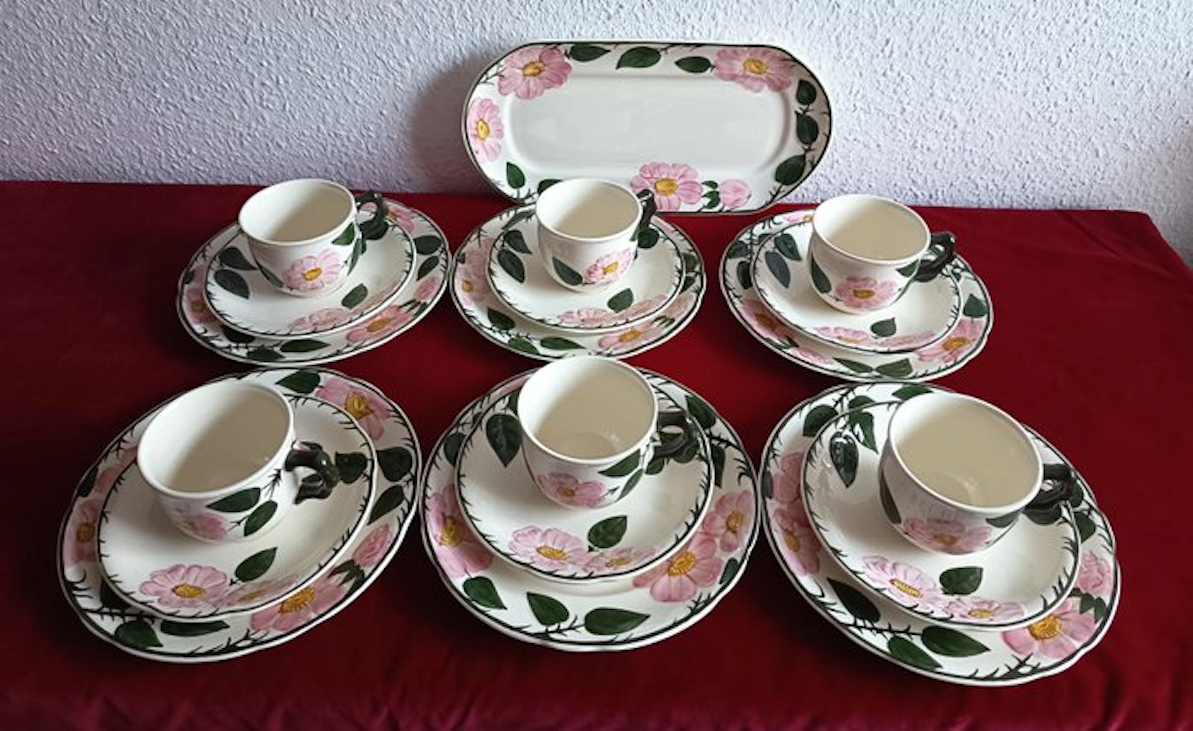 Villeroy&Boch - Wild-Rose Mettlacher Kupferstich...