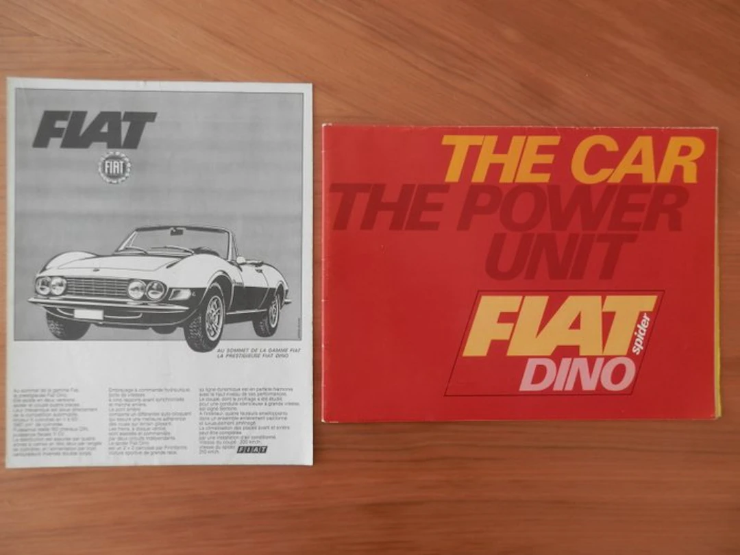 Brochure - Fiat - Dino Spider 2.0 V6