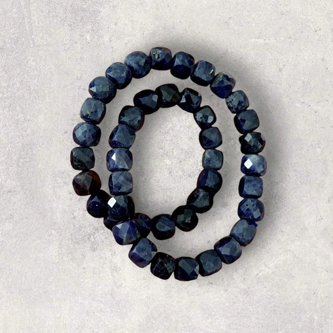 Midnight blue sapphire