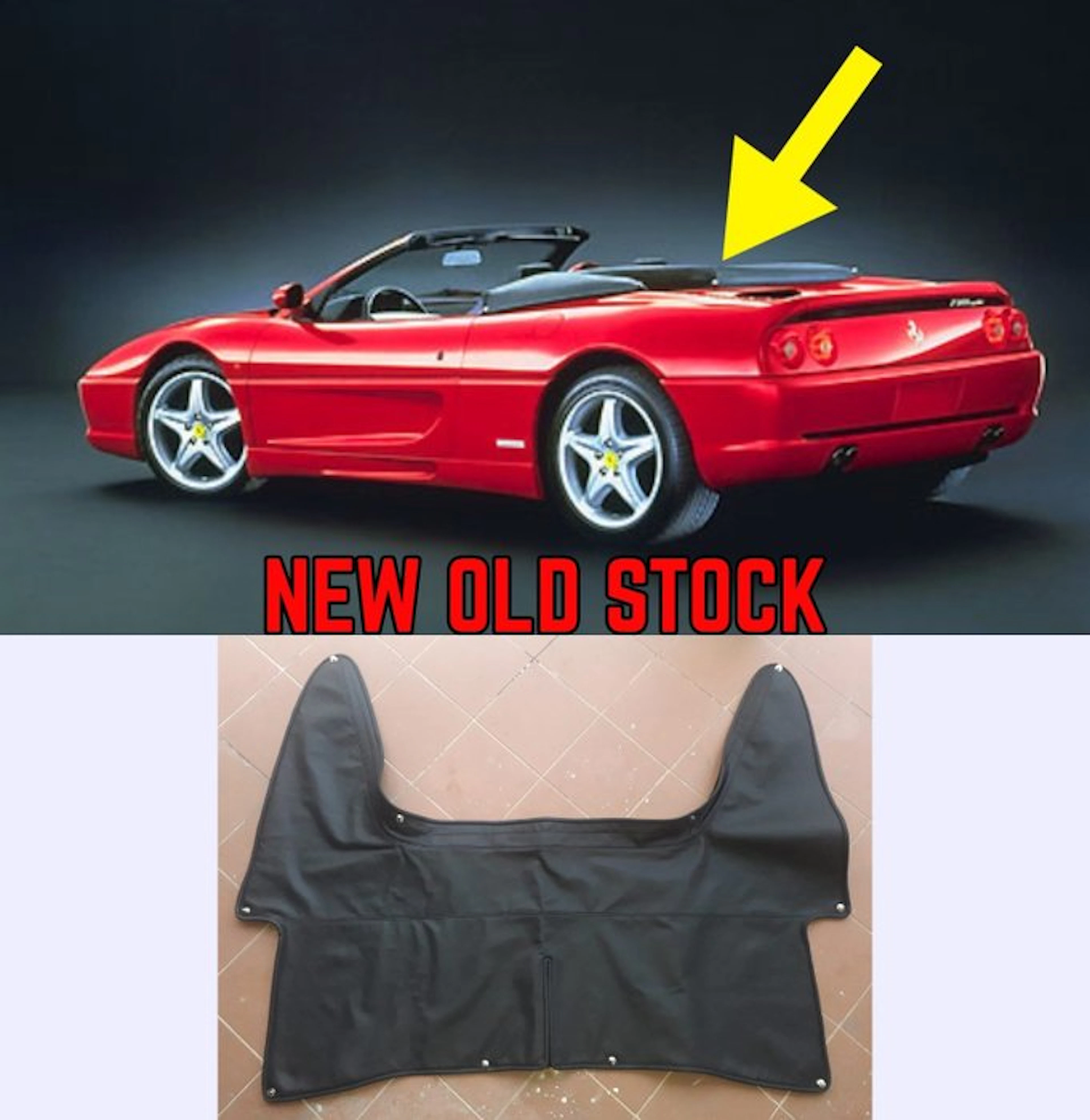 Ferrari 348 Spider / F355 Spider - Tonneau Roof Cover...
