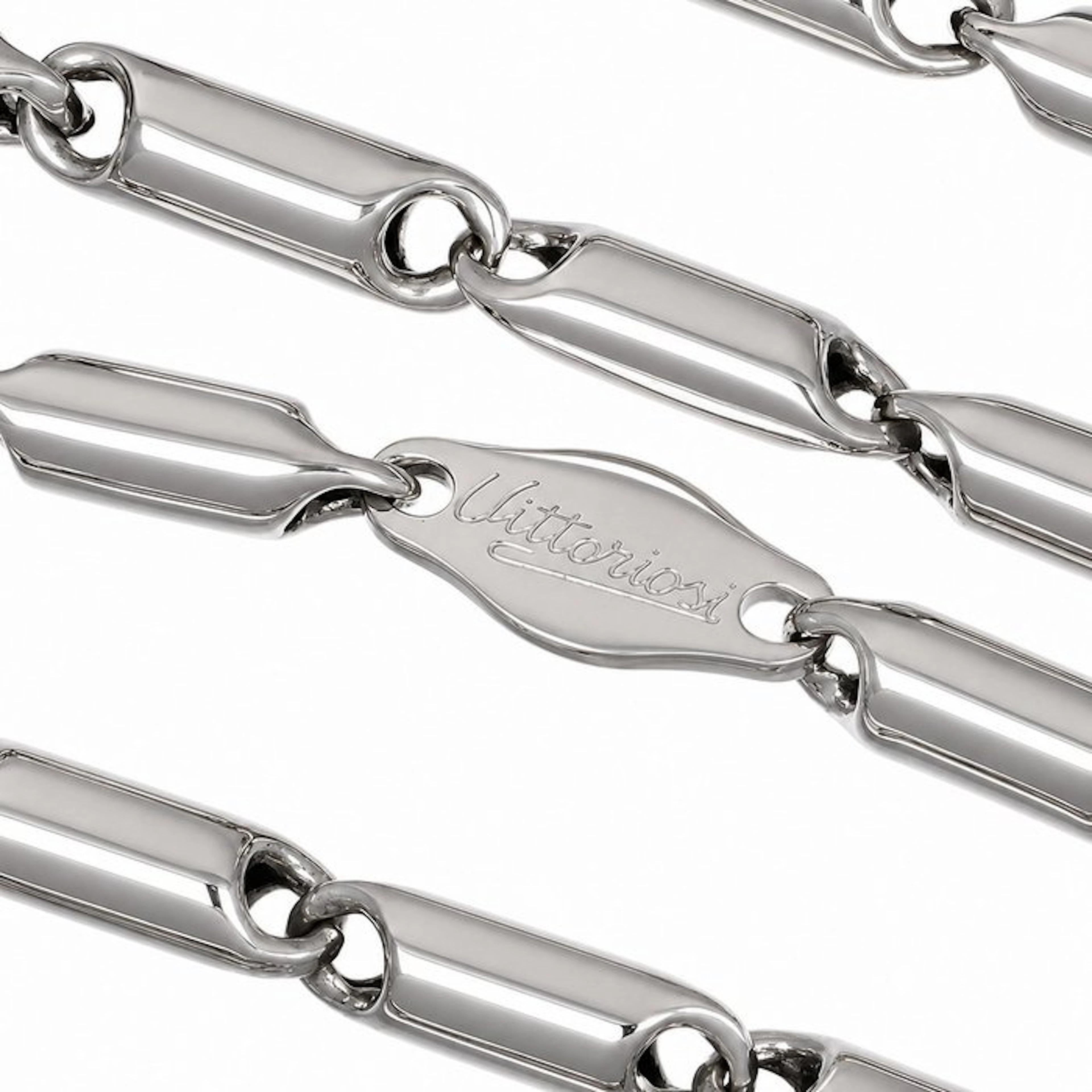 Necklace - 18 kt. White gold - Made in Italy - VITTORIOSI