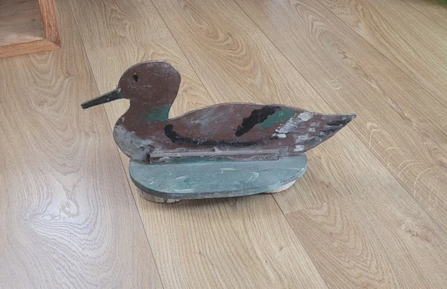 Duck decoy - Appellnt, canard leurre - Duck decoy - Wood and cork