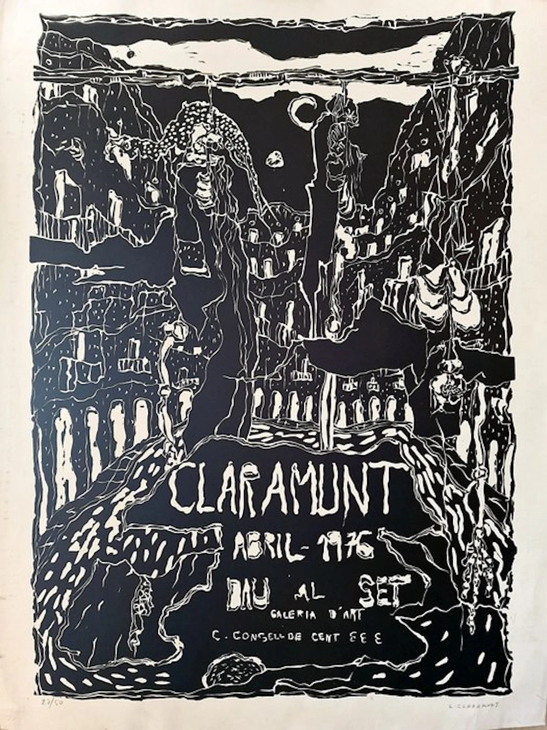 Luis Claramunt (1951-2000) - Claramunt. Galería Dau al Set, abril 1976