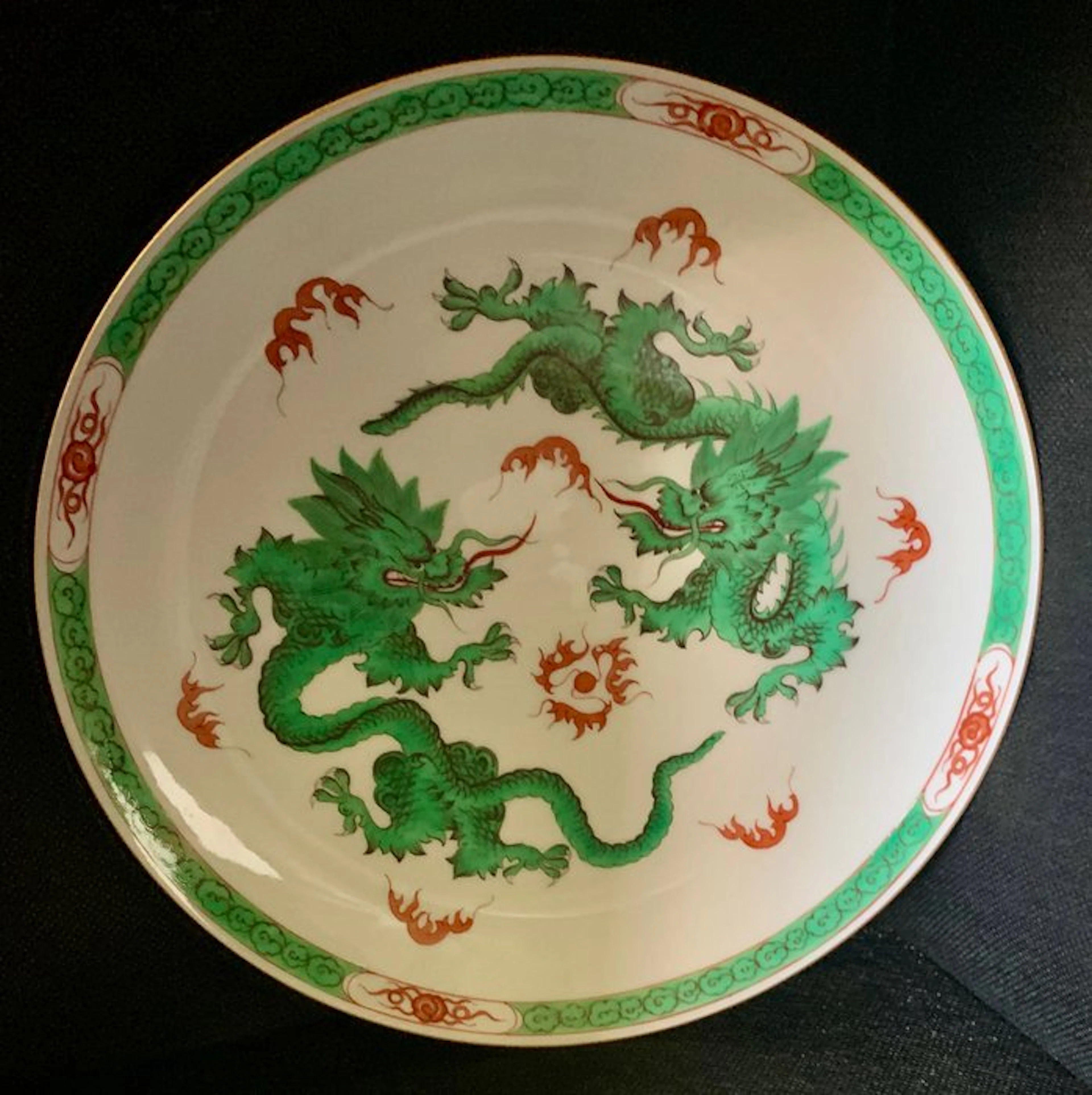 Decorative ornament - Meissen - Germany - Ming Dragon