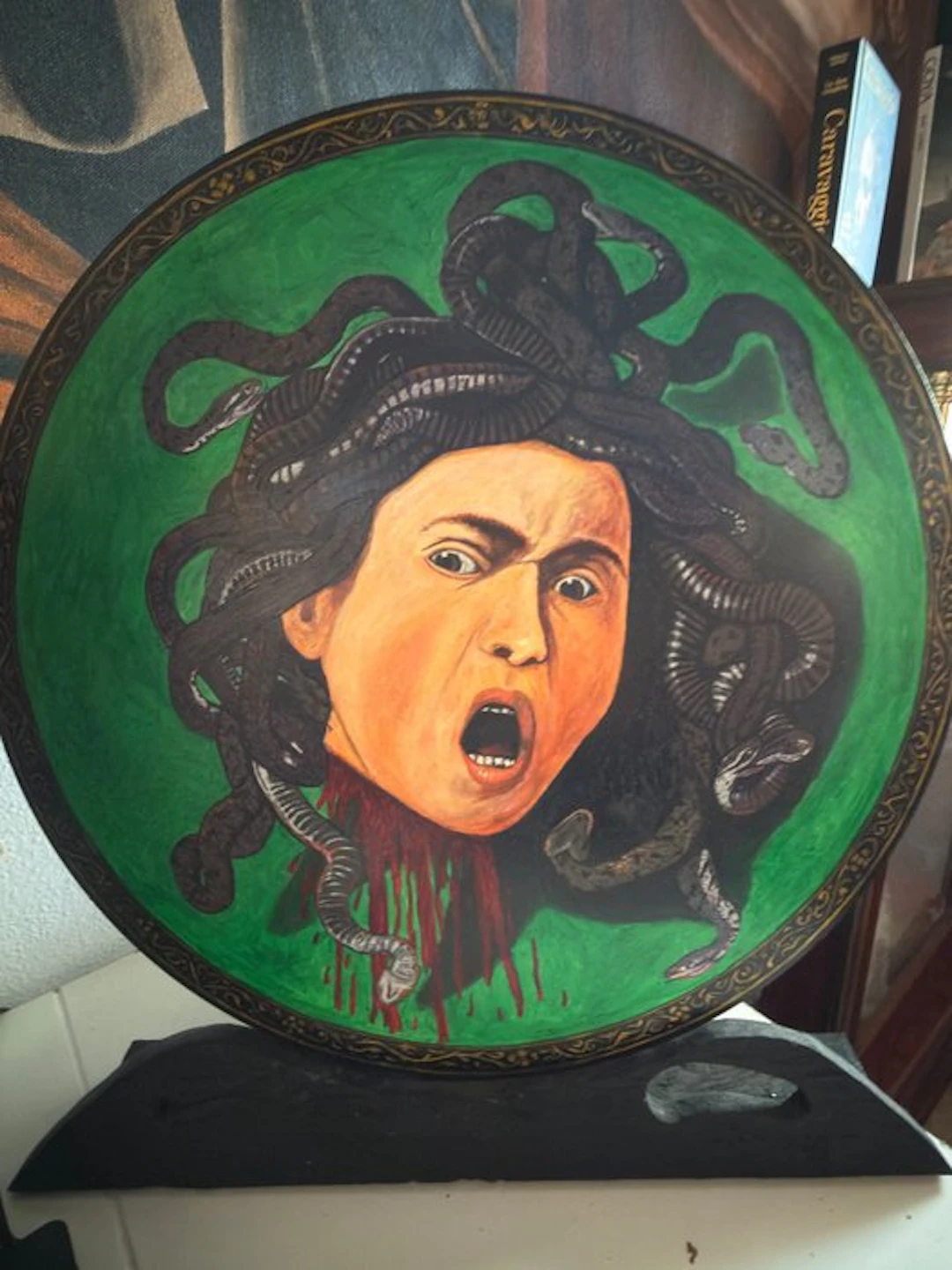 Rafael Borja - Cabeza de Medusa (Homenaje a Caravaggio)