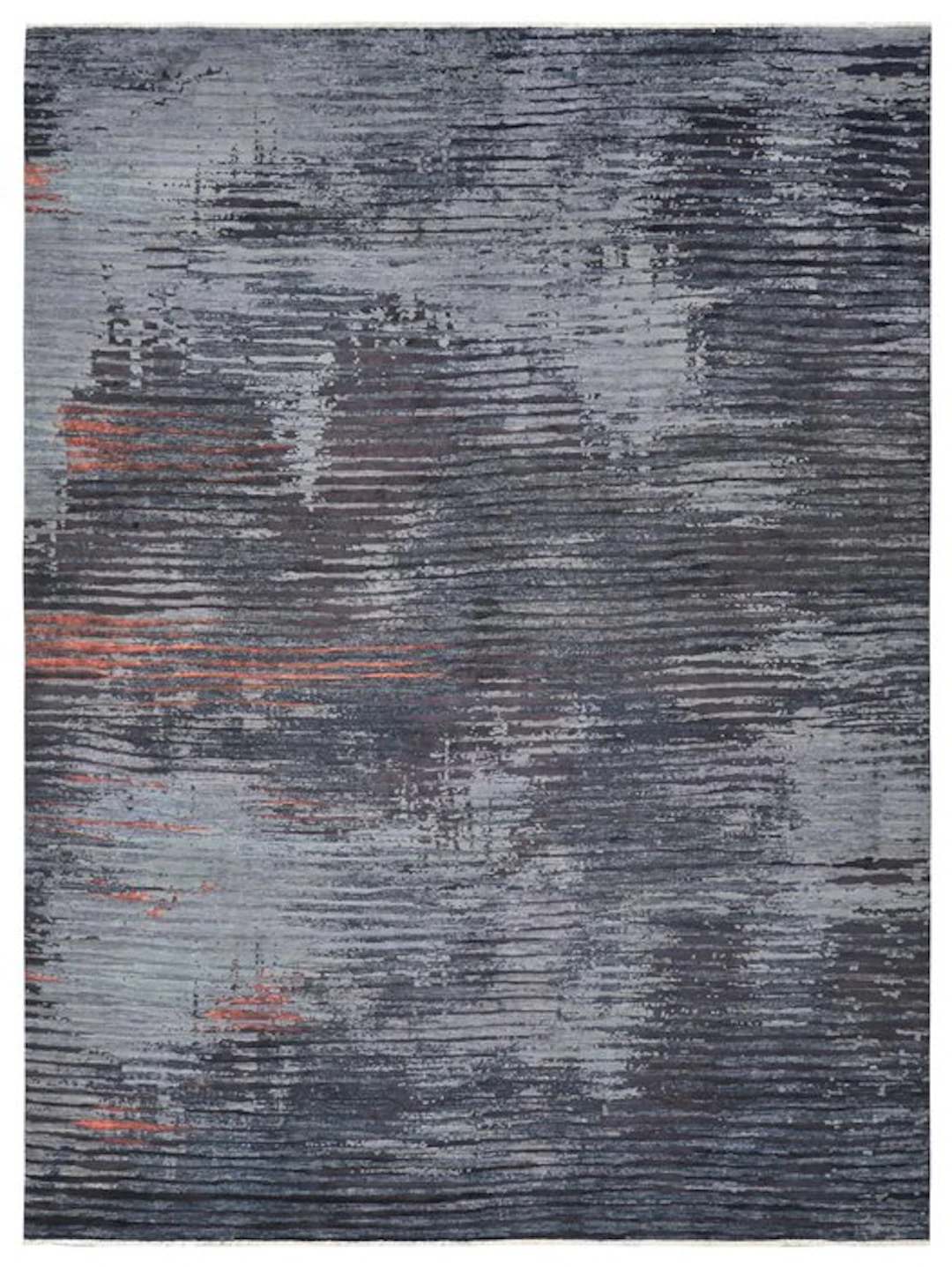 Hand-knotted designer rug with a lot of silk - Rug - 365 cm - 271 cm