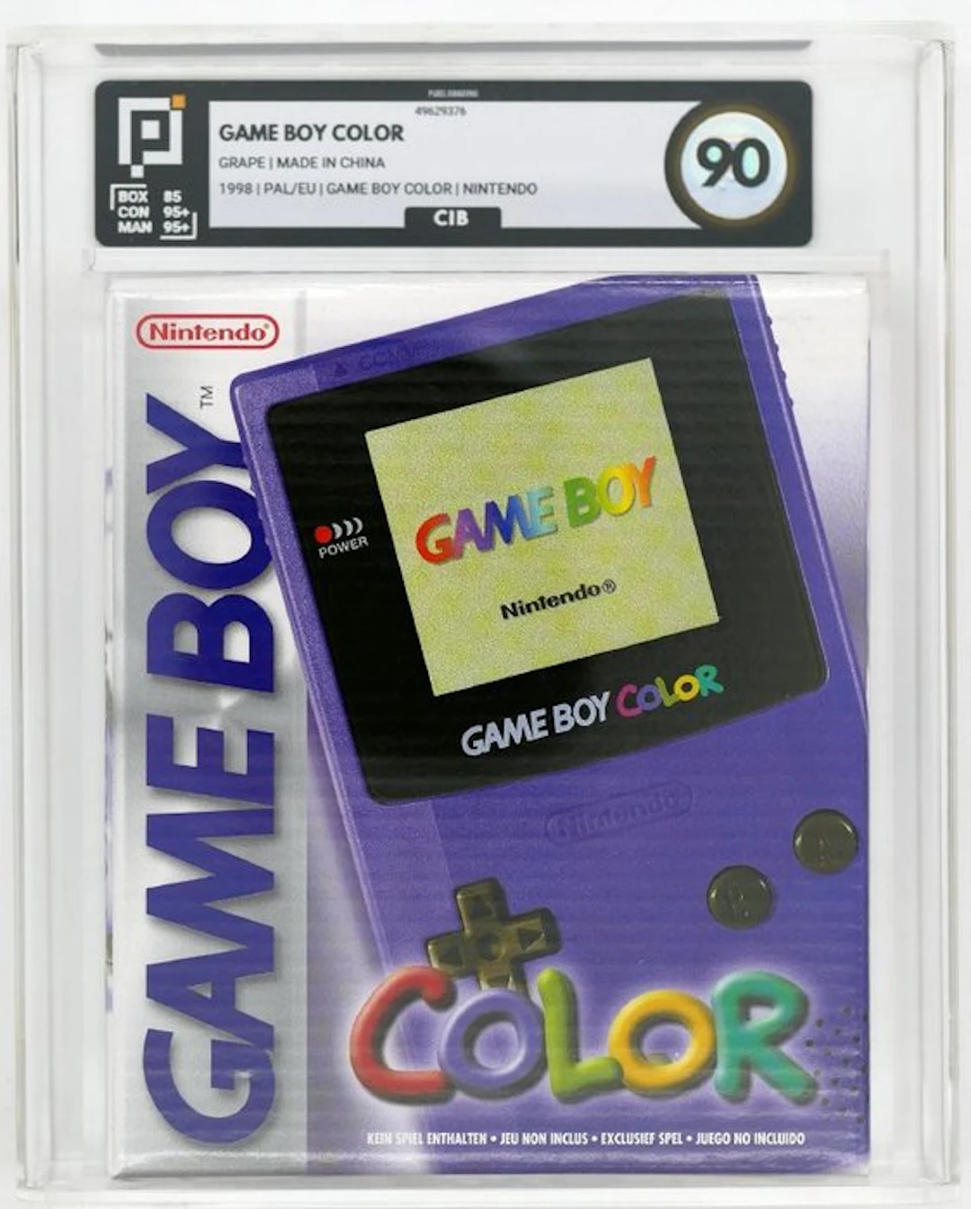 Nintendo - Gameboy Color - Game Boy Color Grape PAL Pixel...
