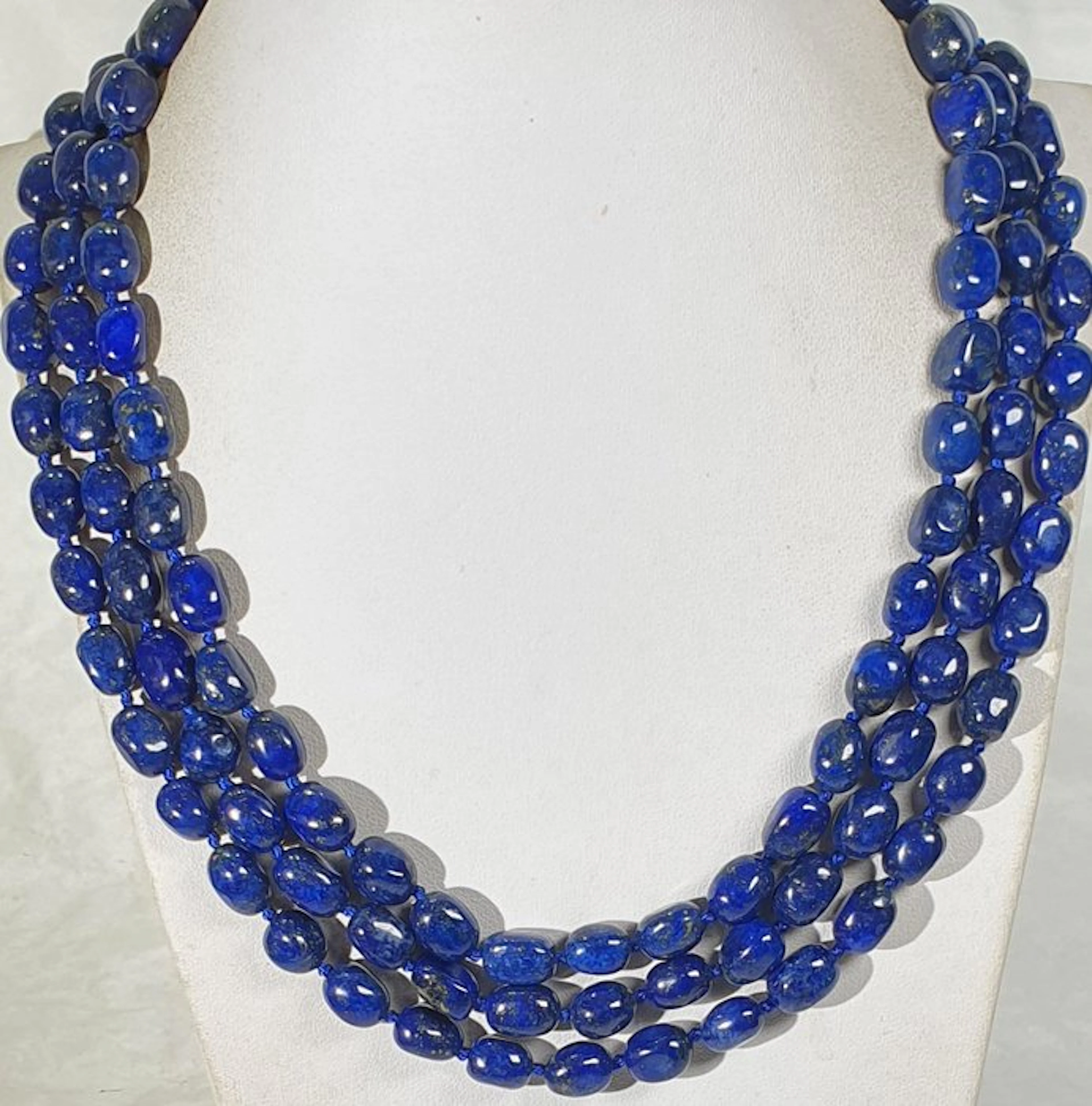 Natural Lapis Lazuli from Afghanistan - Virgin Mary Stone...