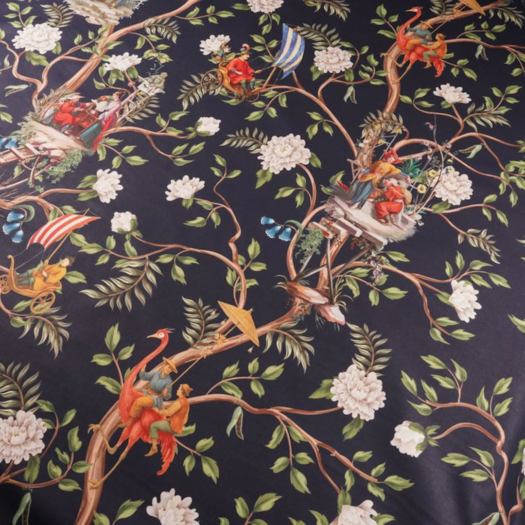 Upholstery fabric The Fantastic Garden of Wonders on a...