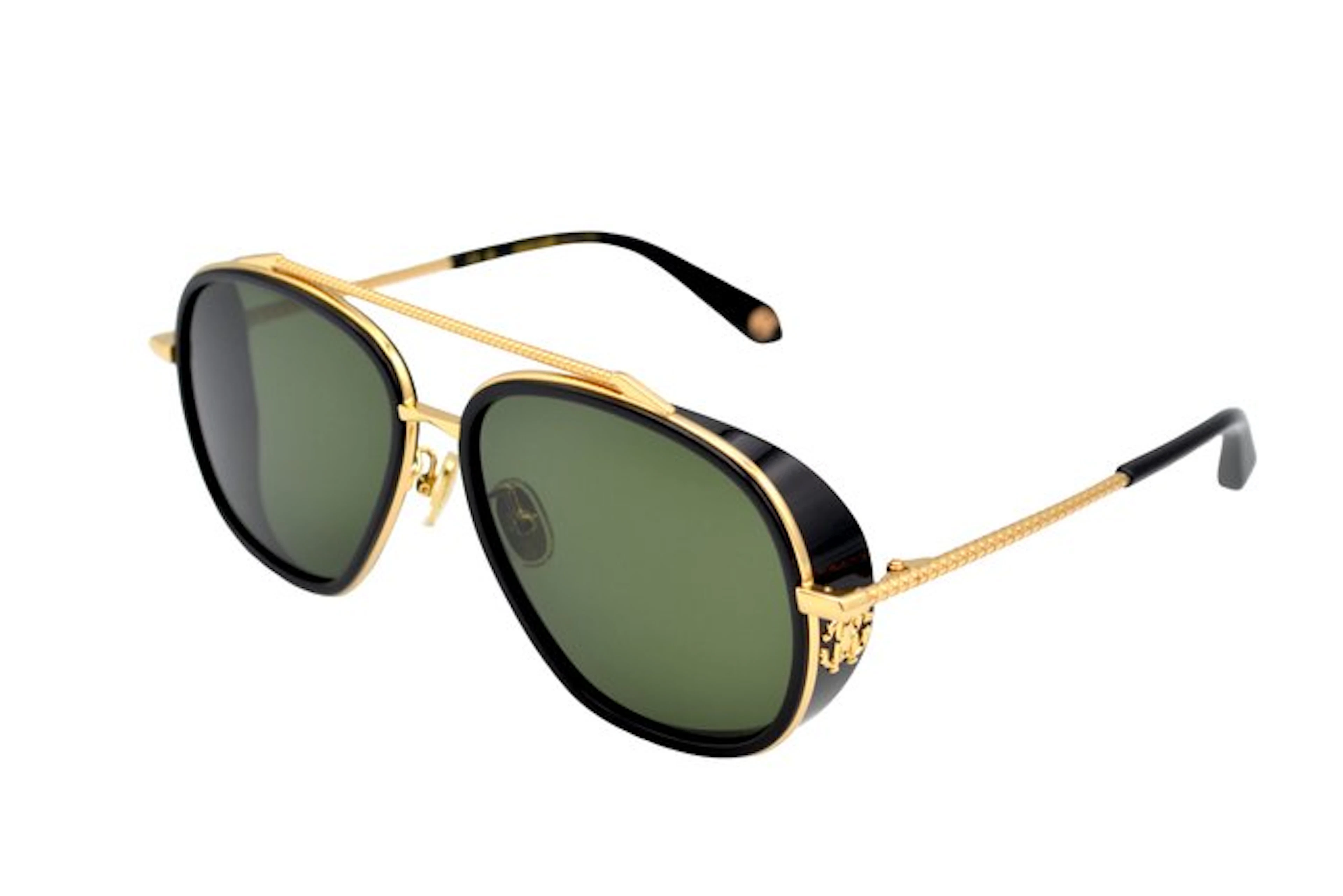 Roberto Cavalli - SRC008 by De Rigo - Gold Metal Snake...
